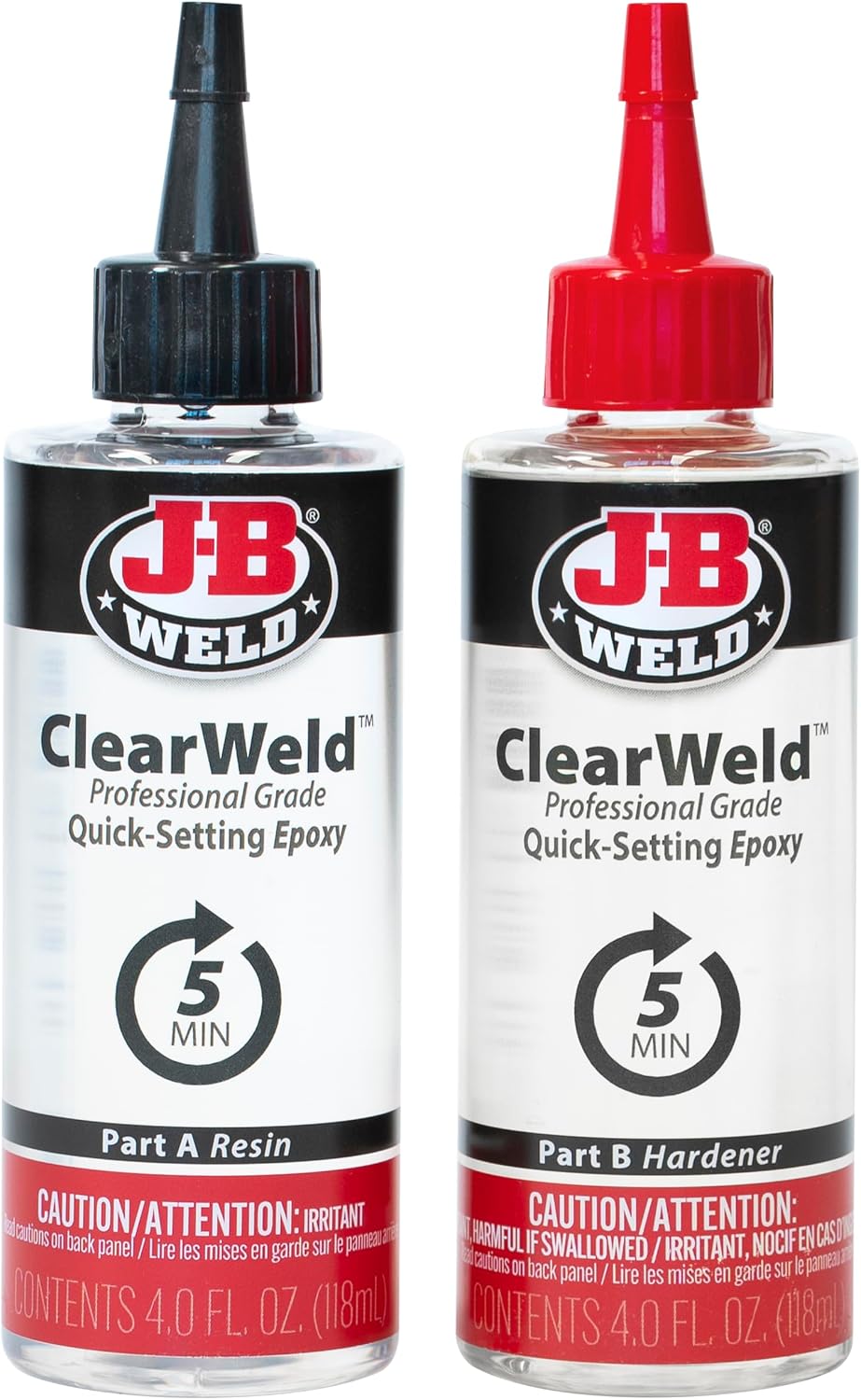 J-B Weld Pro Size ClearWeld 5 Minute Set Epoxy