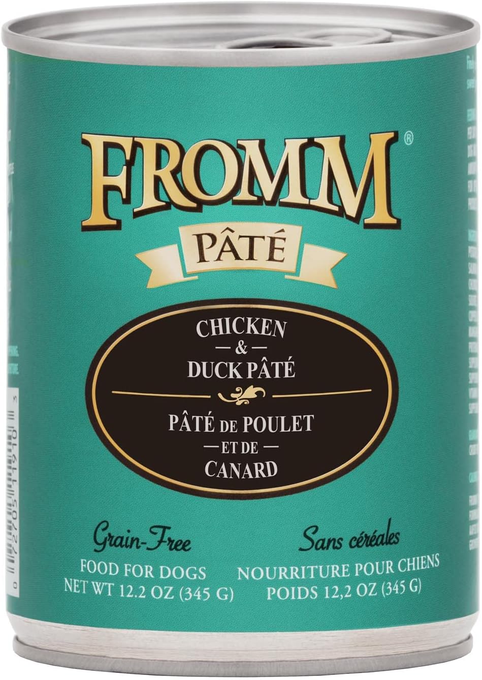 Fromm Venison & Lentil Pate Dog Food - Premium Wet Dog Food - Venison Recipe - Case of 12 Cans