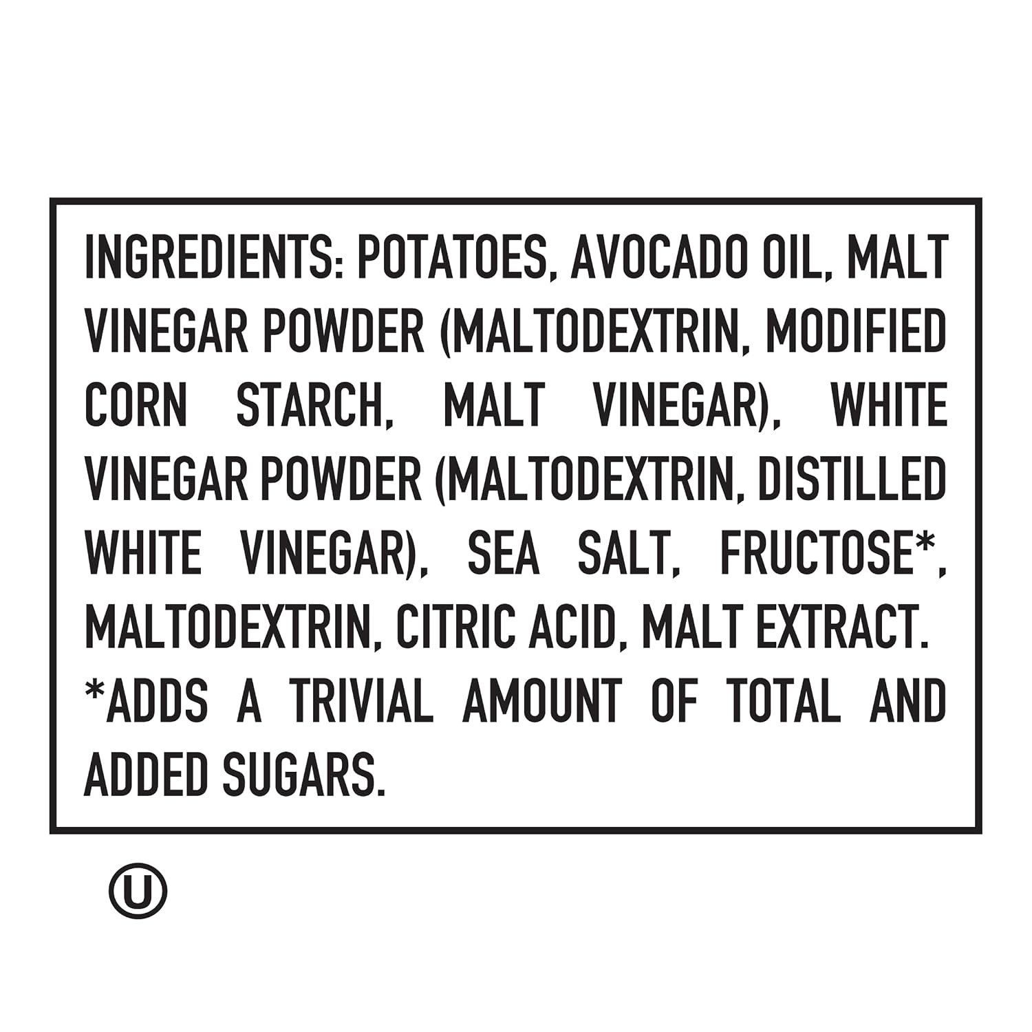 Boulder Canyon Avocado Oil Sea Salt Potato Chips 6 Count, 1.25 OZ
