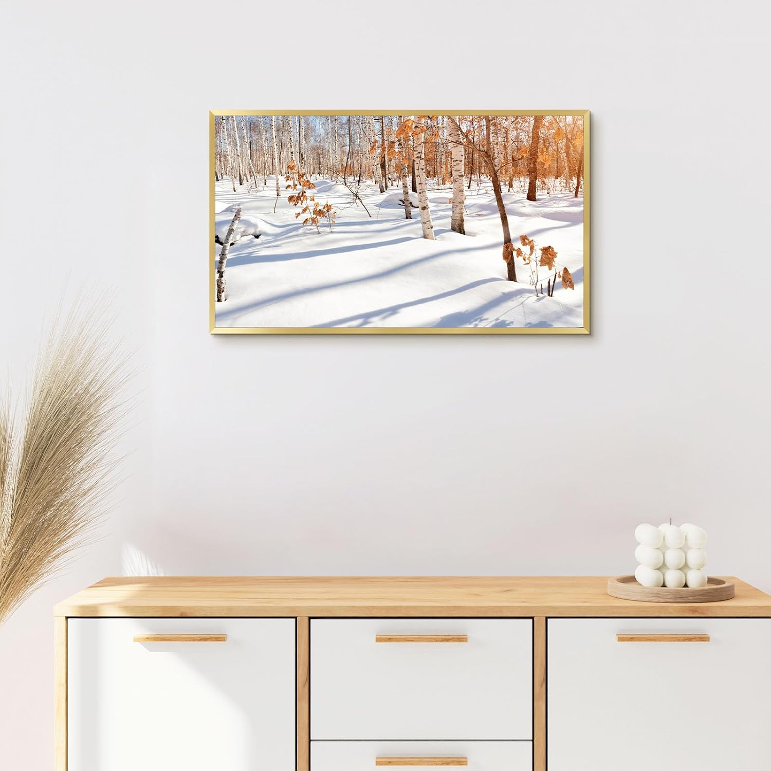 Golden State Art 3 Pack 12x12 Black Aluminum Frames, Real Glass Fronts