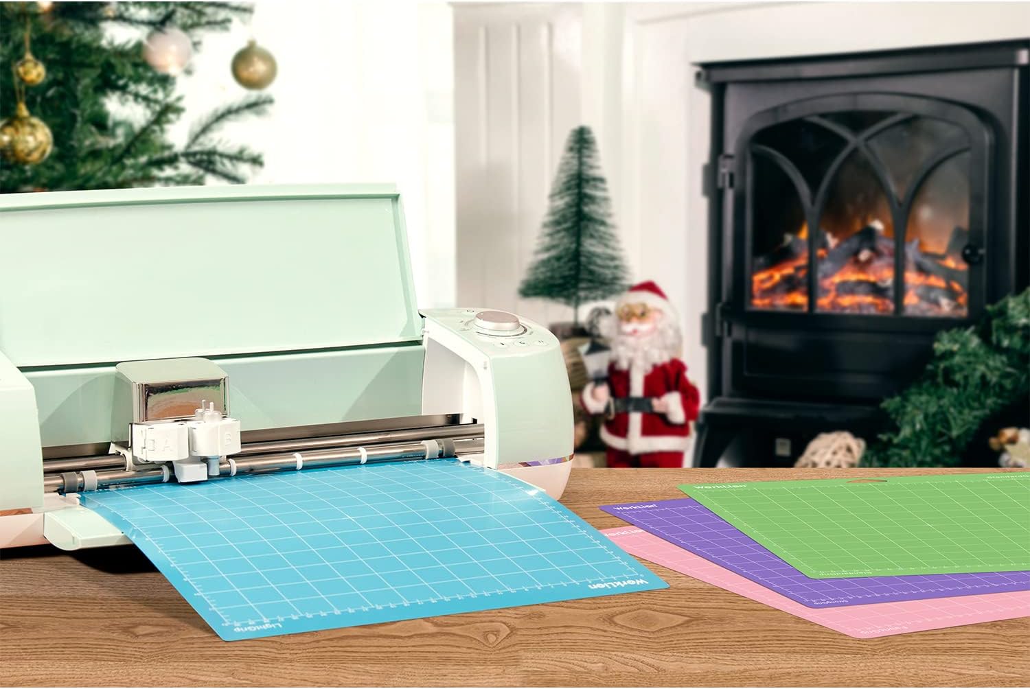 WORKLION Cutting Mat 12x12 Compatible with Maker/Maker 3/Maker 4/Air 2/Explore 3/4, Variety Sticky（Standard, Light
