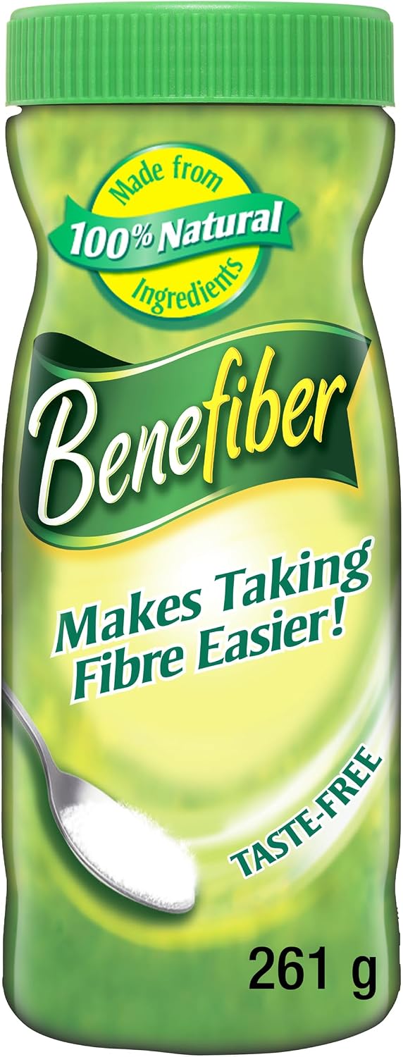 Benefiber Taste-Free, Sugar-Free Fiber Supplement Powder for Digestive Health 74 Servings 261g