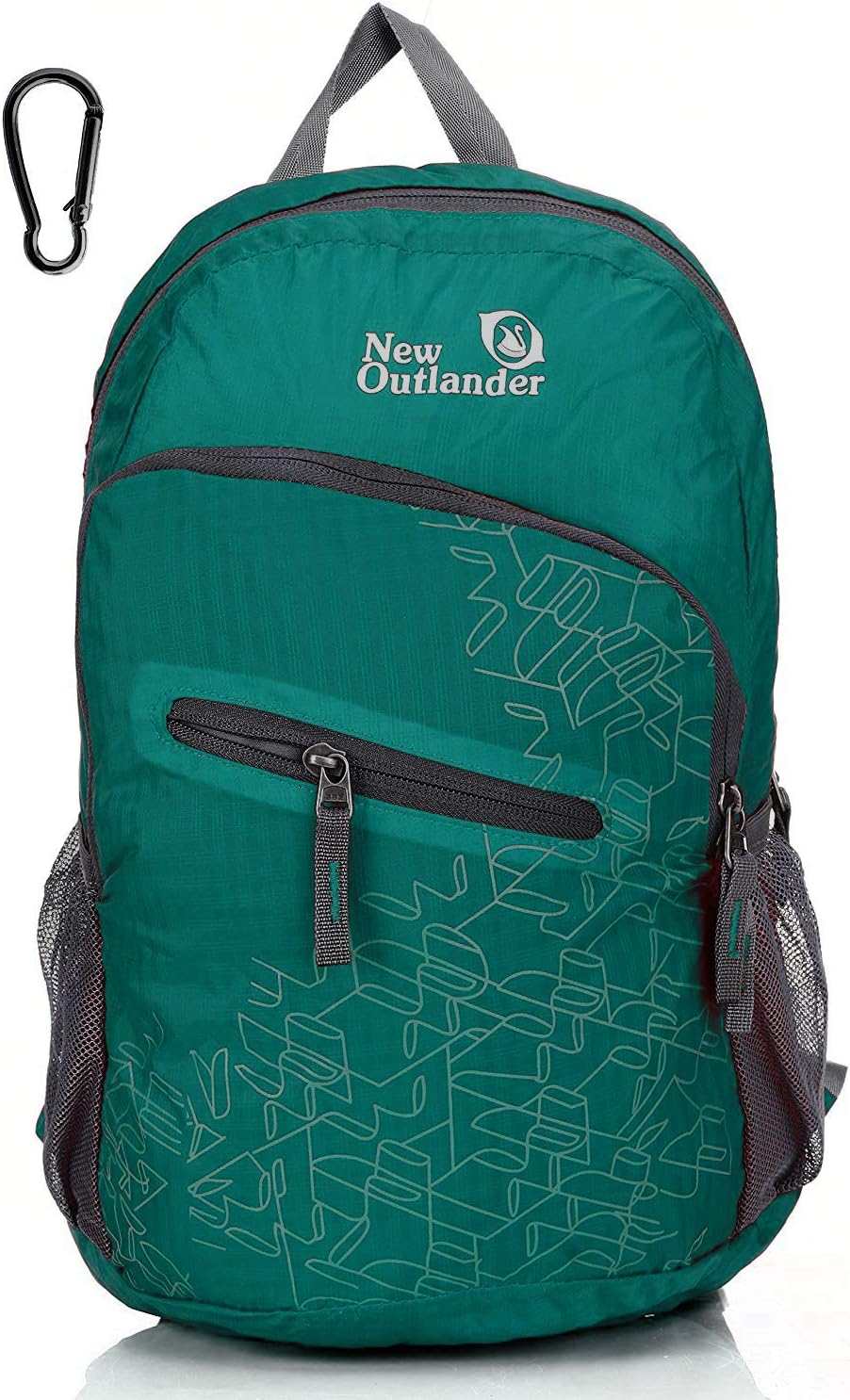 Packable Handy Lightweight Travel Hiking Backpack Daypack-Orange