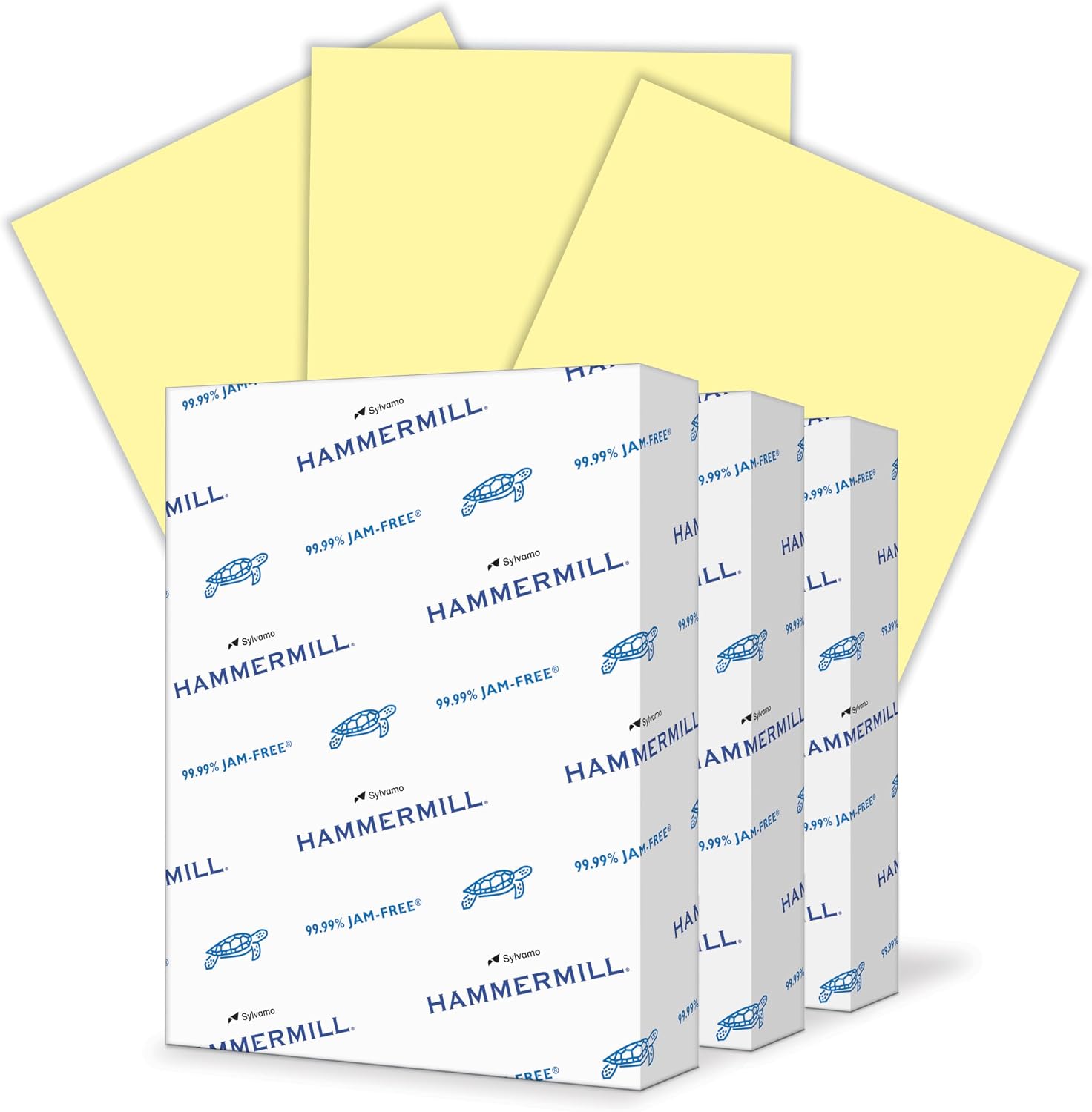 Hammermill Colored Paper, 20 lb Blue Printer Paper, 8.5 x 11 - Made in the USA, Pastel Paper, 103309R - 1 Ream (500 Sheets)
