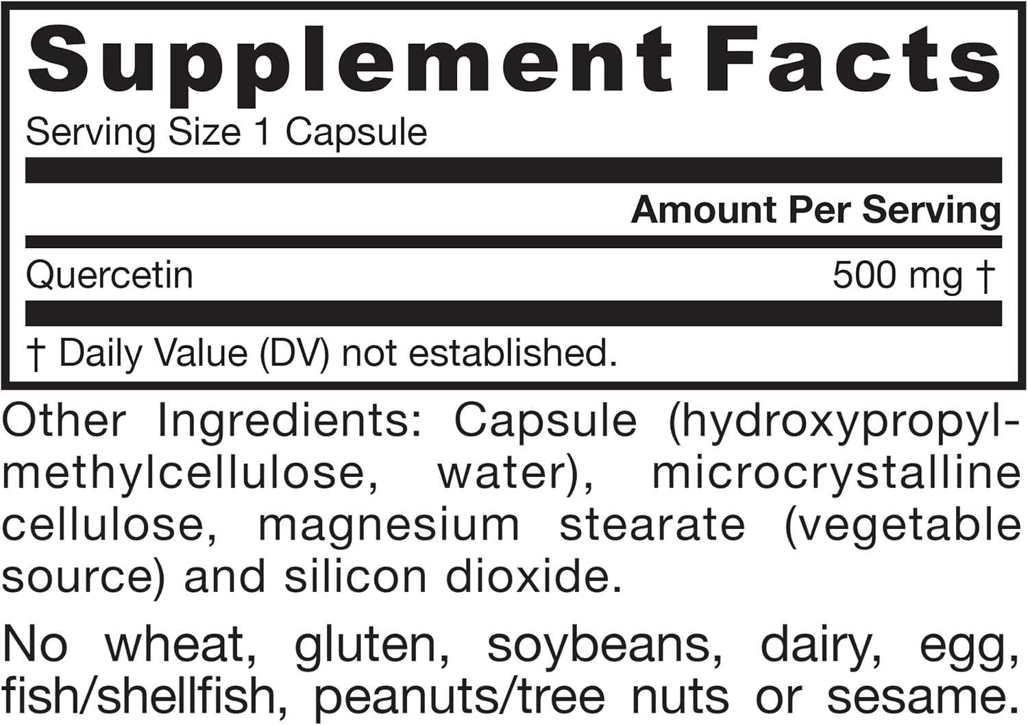 Jarrow Quercetin 500mg Capsules for Cardiovascular & Immune Health, 200ct | Cellular Health Support, Cardiovascular Support, Antioxidant Support, Supports Antioxidant Status, Veggie Capsules