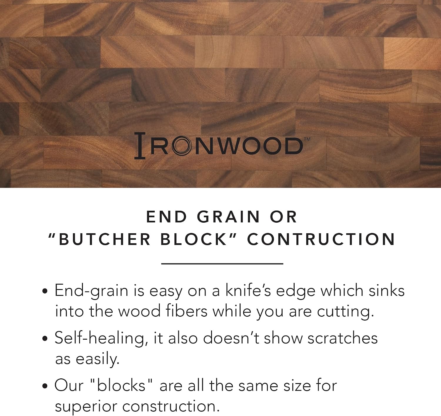 Ironwood Gourmet, Board Chefs Charleston End Grain