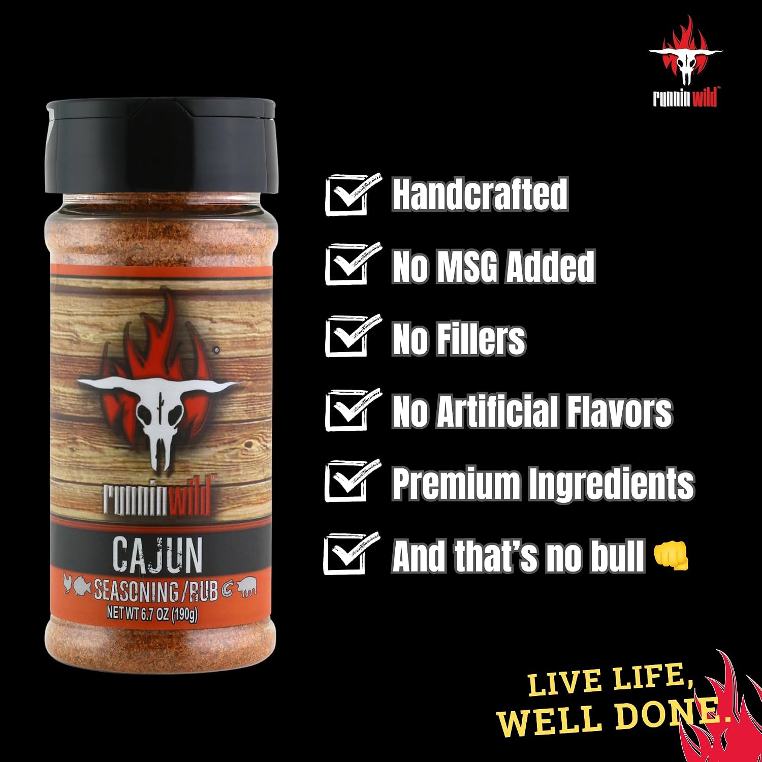 Gourmet Honey BBQ Rub & Seasoning – Delicious Sweet & Smoky Flavor for Pork, Chicken, Ribs & Salmon | Premium BBQ Dry Rub | Runnin’ Wild Foods