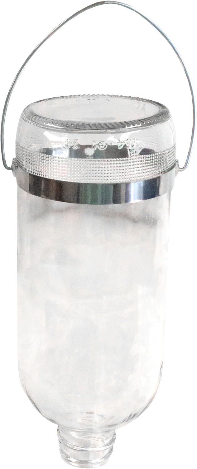 Best 1 Hummingbird Feeder with 8 Nectar Ports, Hummingbird Nectar Feeder, 16 oz Capacity, Red, Clear