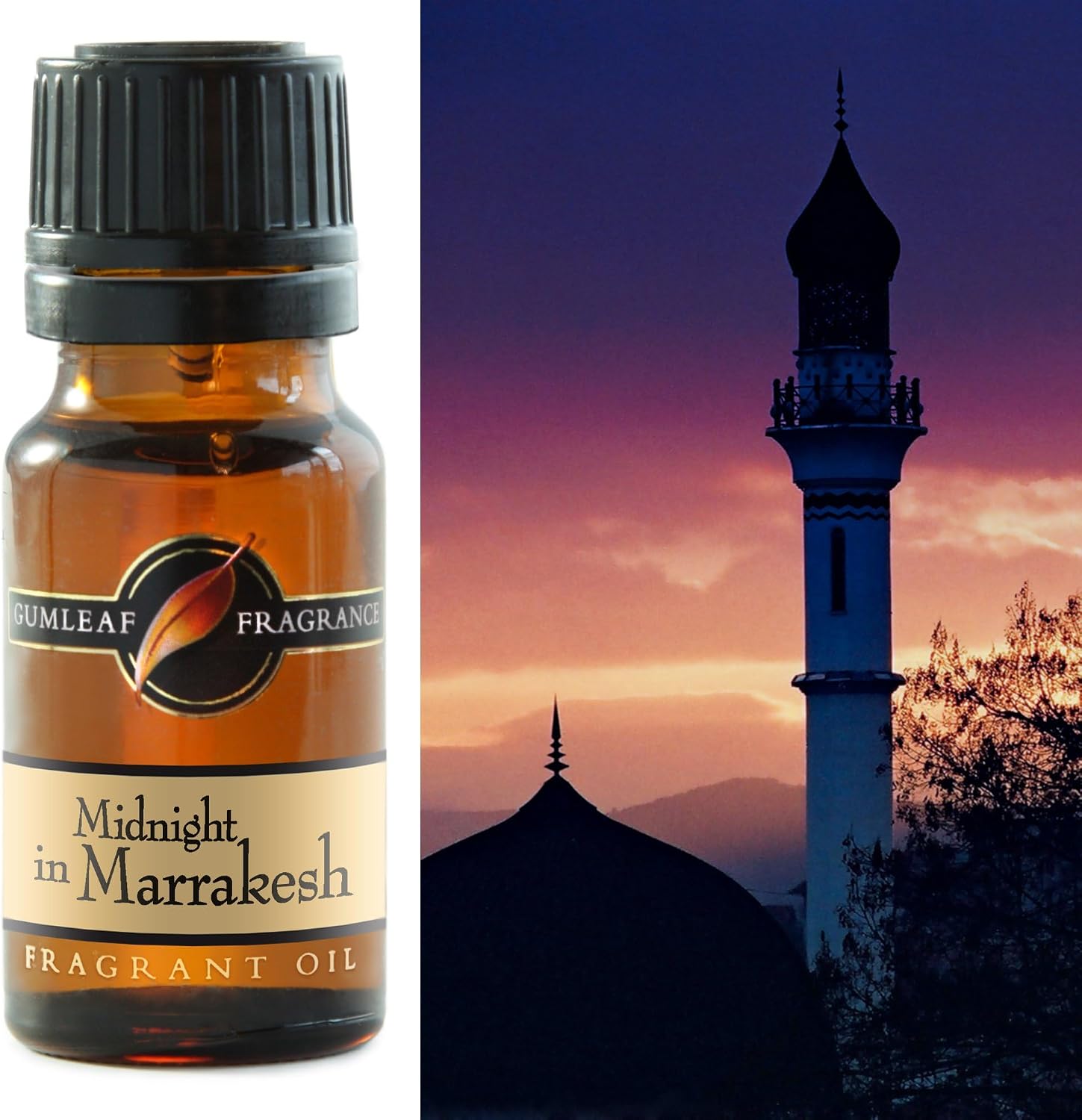 Midnight in Marrakesh Fragrant Oil - 0.34fl oz, Cruelty Free & Vegan, Phthalate-Free Fragrance