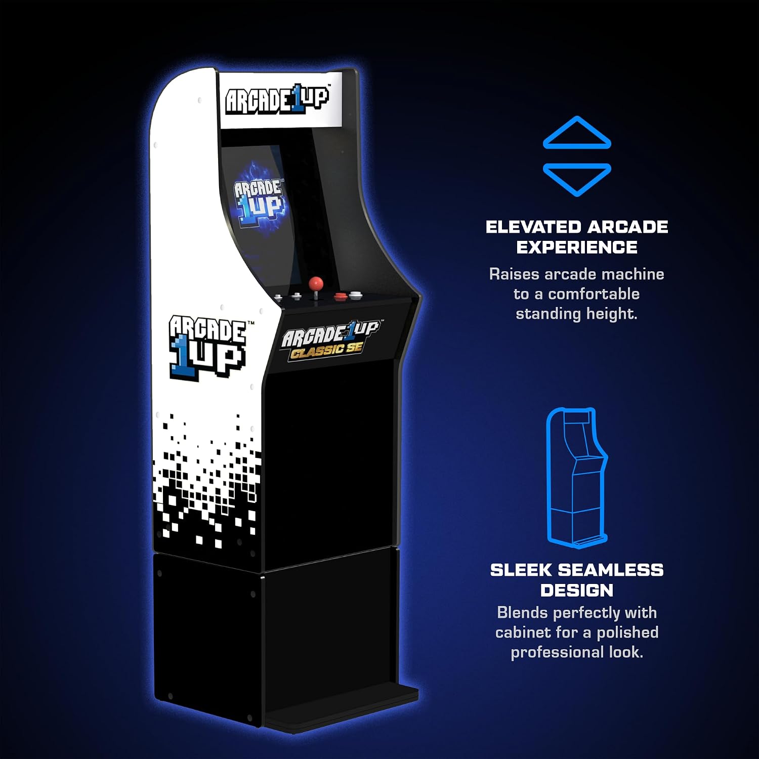 Arcade1Up Classic SE Riser, 14.25-Inch Lift for Arcade Machines | Raises Arcade Machines to Comfortable Full-Size Height for Gameplay