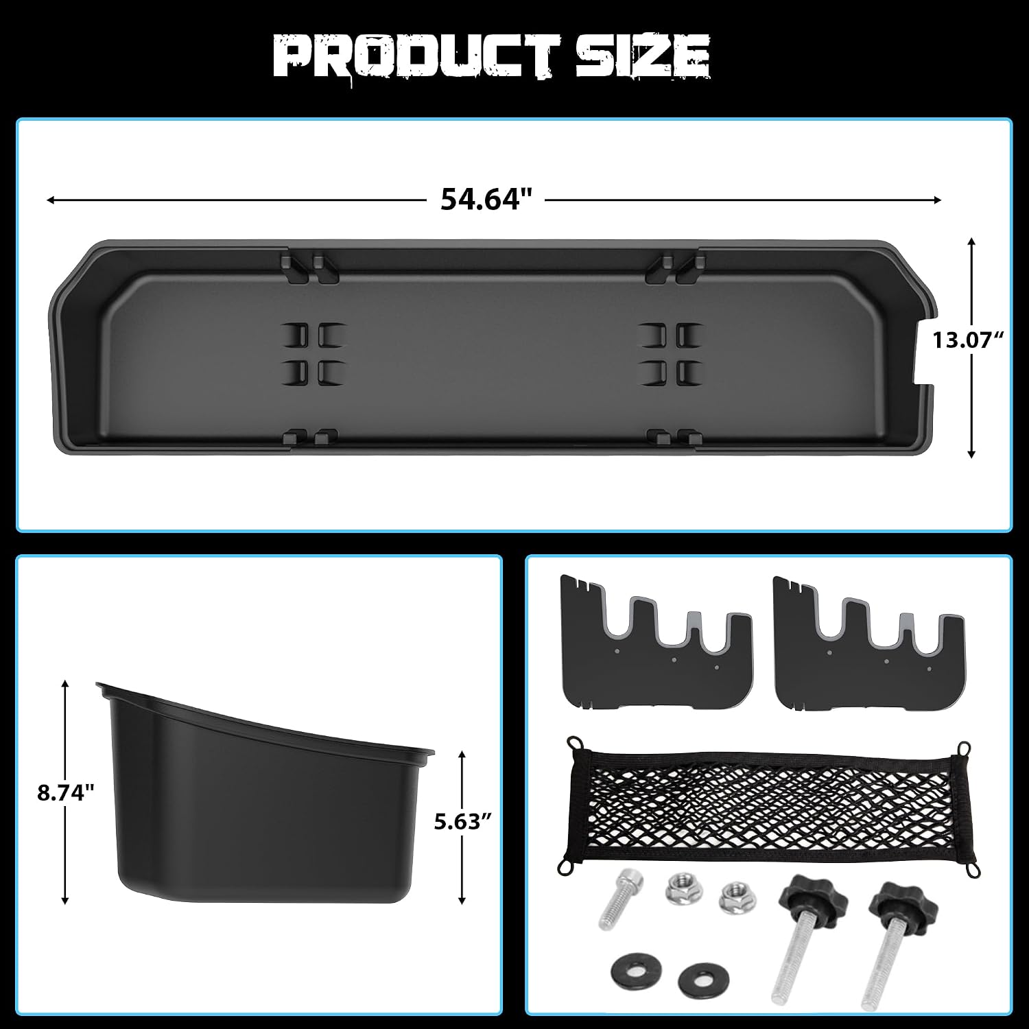 Underseat Storage Compatible with Ford F150(2015-2026)&Super Duty(2017-2026) SuperCrew/Crew Cab