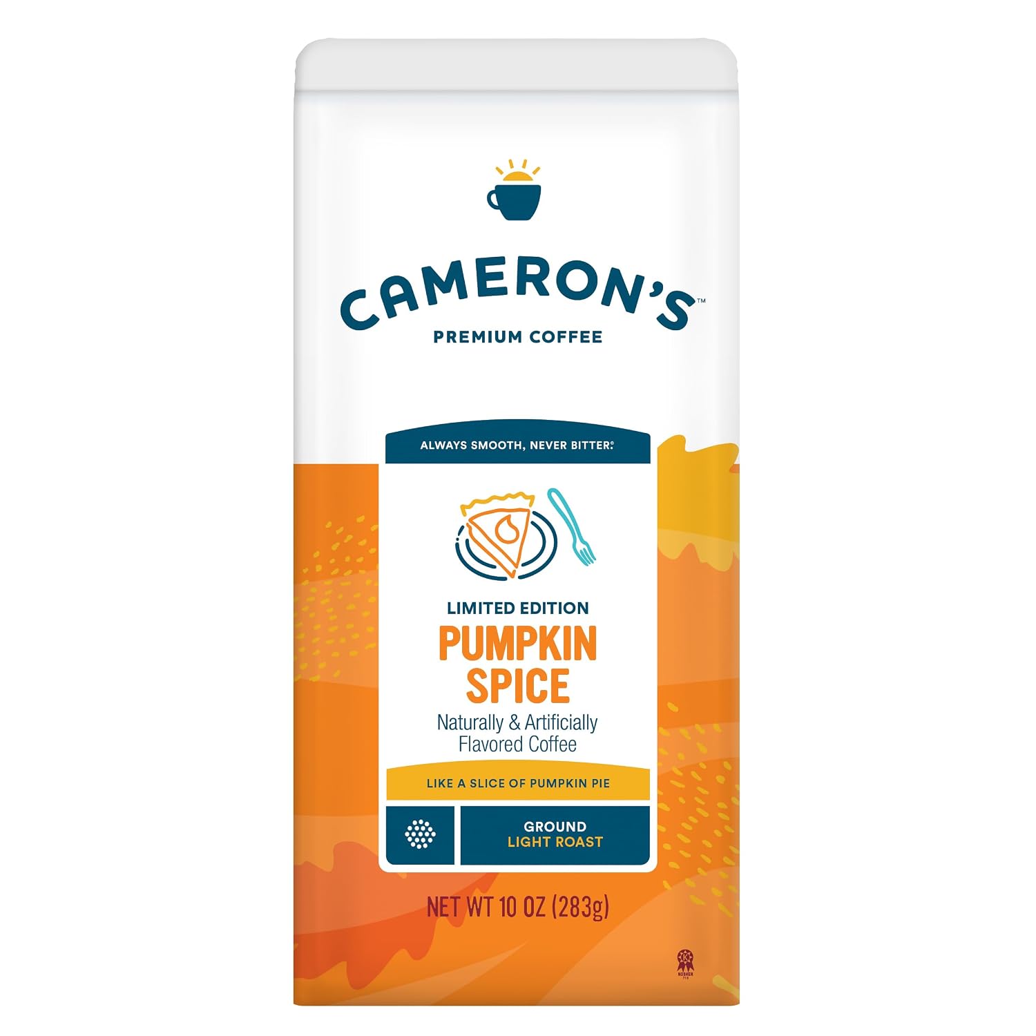 Cameron's Coffee Roasted Ground Coffee Bag, Flavored, Sea Salt Caramel, 32 Ounce