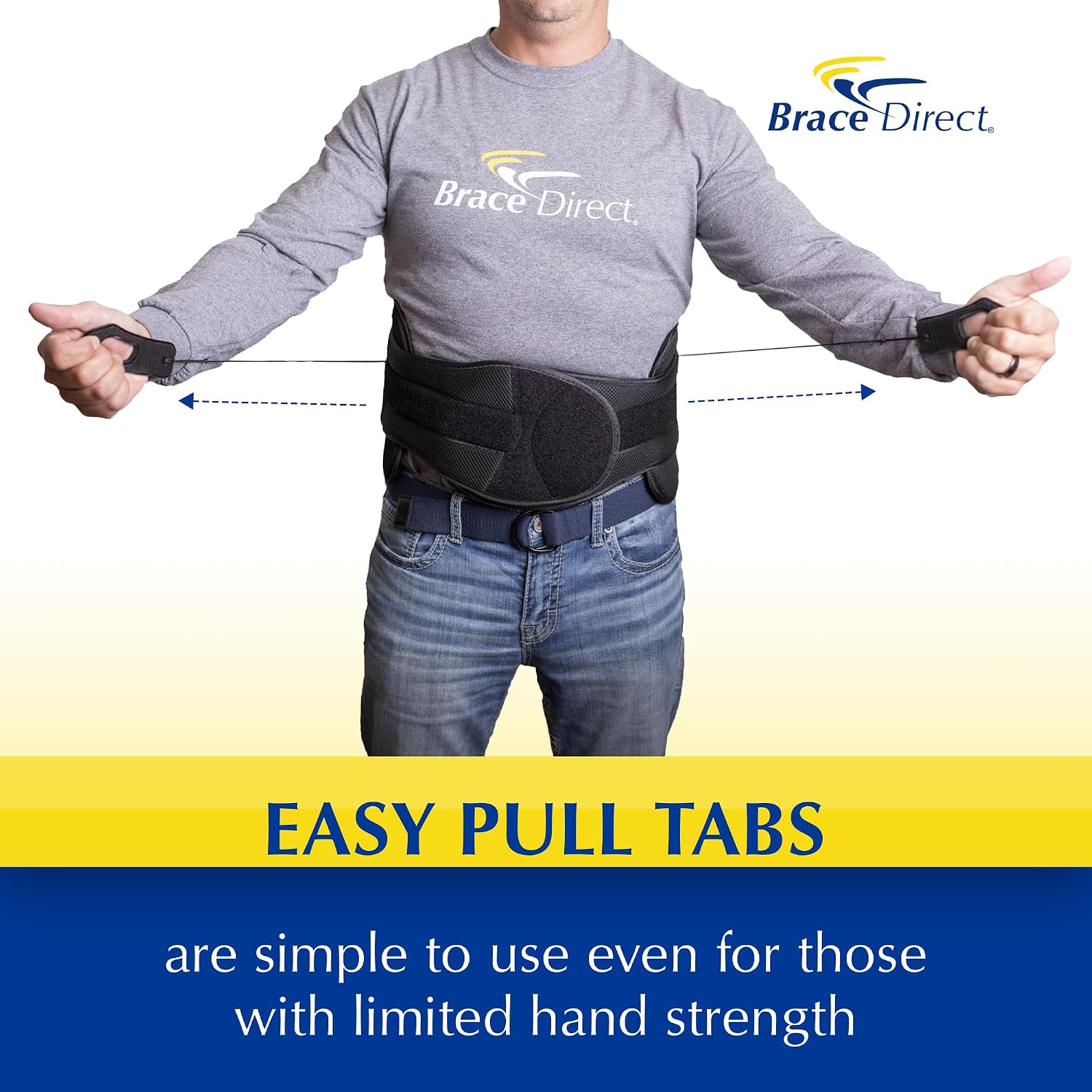 VertebrAlign LSO Back Brace for Sciatica & Herniated Disc L0650 | Back lumbar support brace that eases lower back pain, fracture support, SI joint & bulging disc. Men & women. L0631, L0648