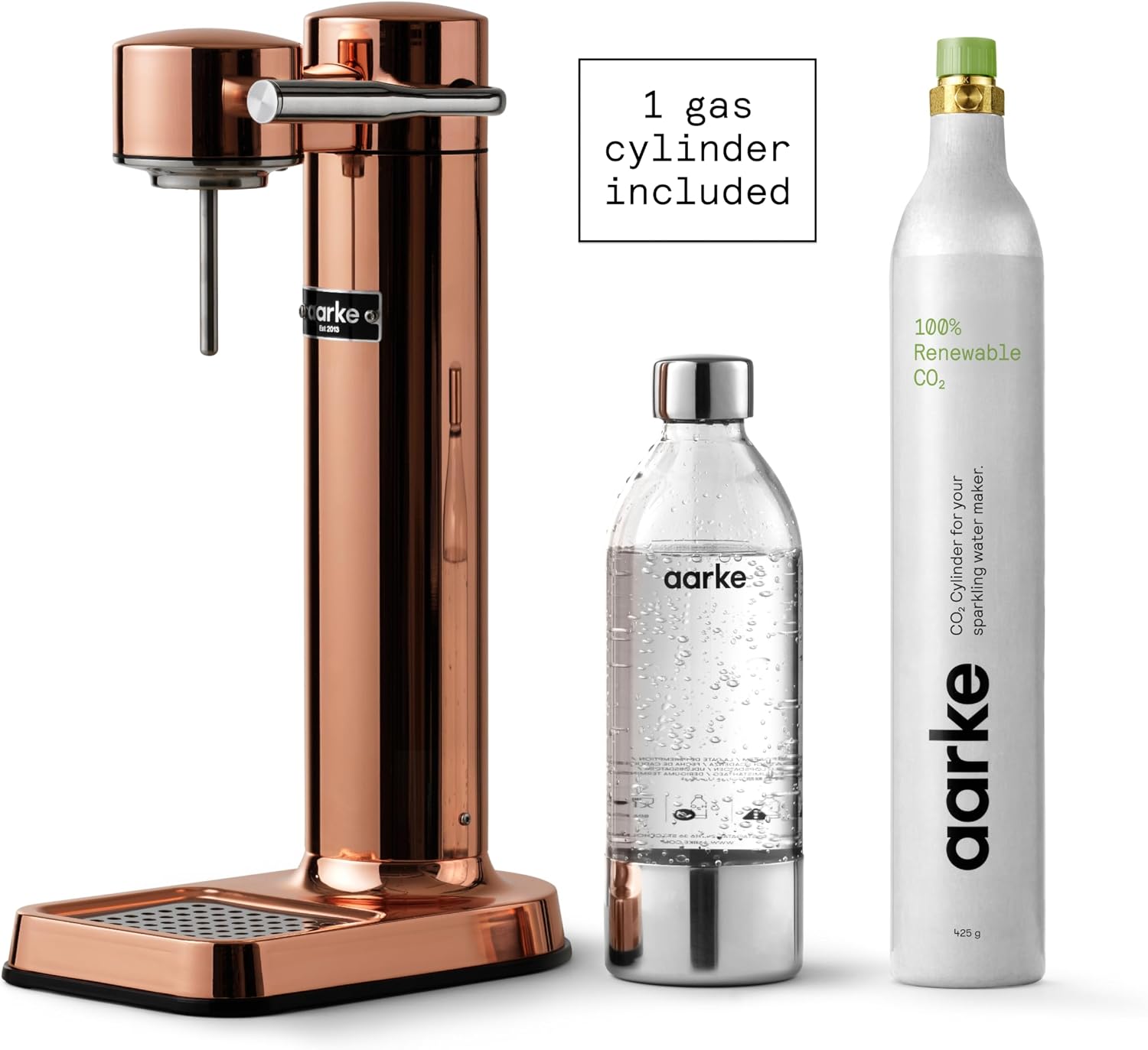 Aarke Carbonator 3 - Premium Sparkling Water Maker, Matte Black