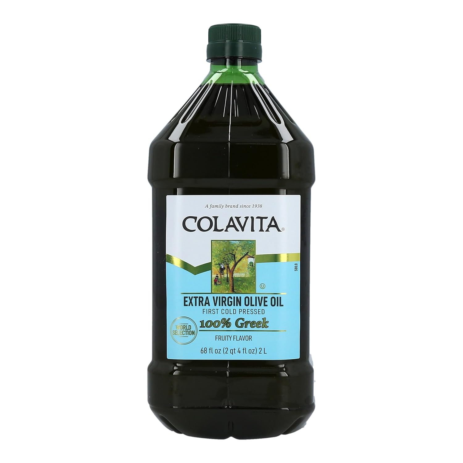 Colavita 100% Greek Extra Virgin Olive Oil, (68 fl oz) Plastic Jug, 2 Liter