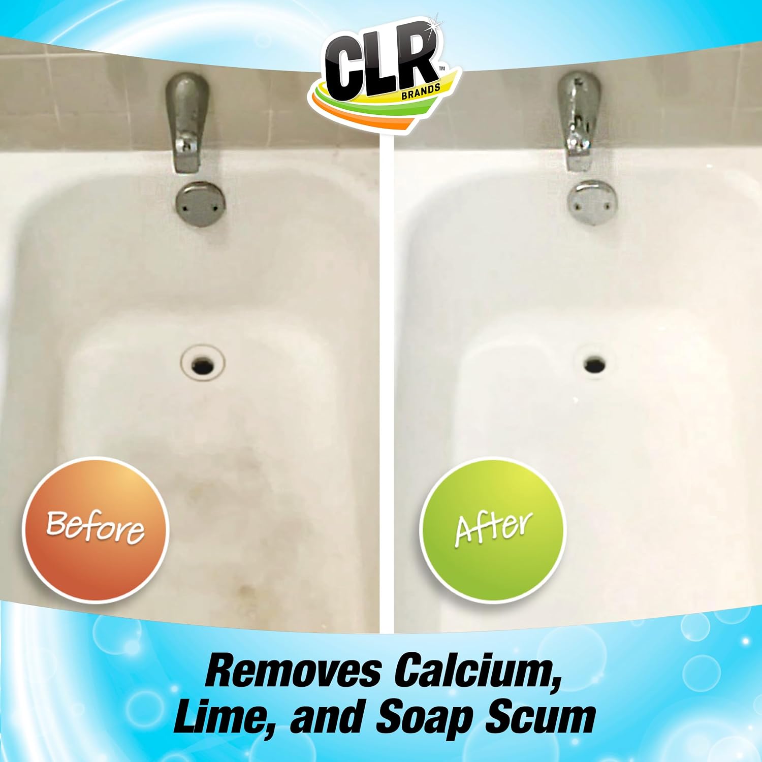CLR Brilliant Foaming Action Bathroom Cleaner Spray 26 oz. Bottle 2 Pack