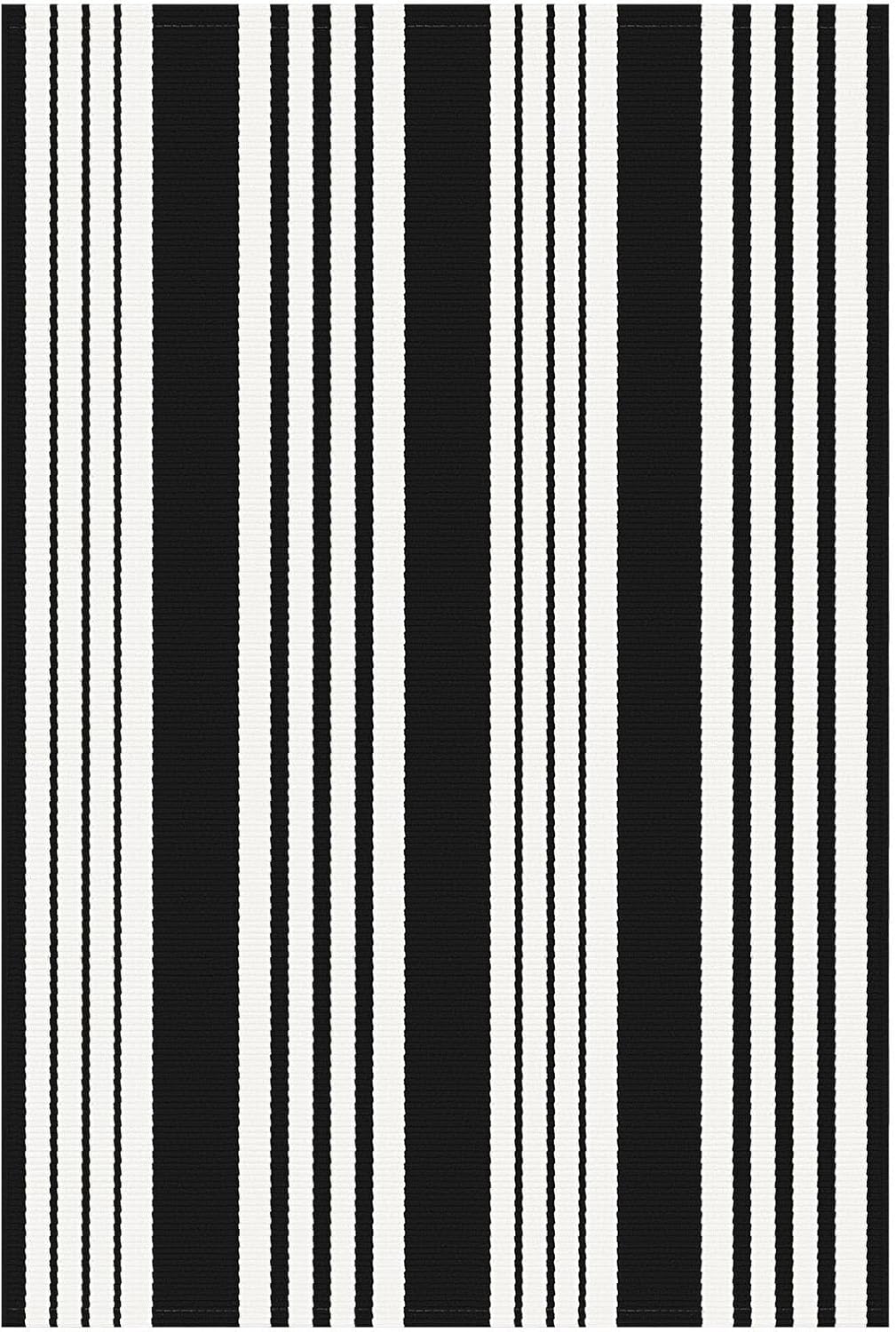 KOZYFLY Black and White Area Rug 3x5 Ft Washable