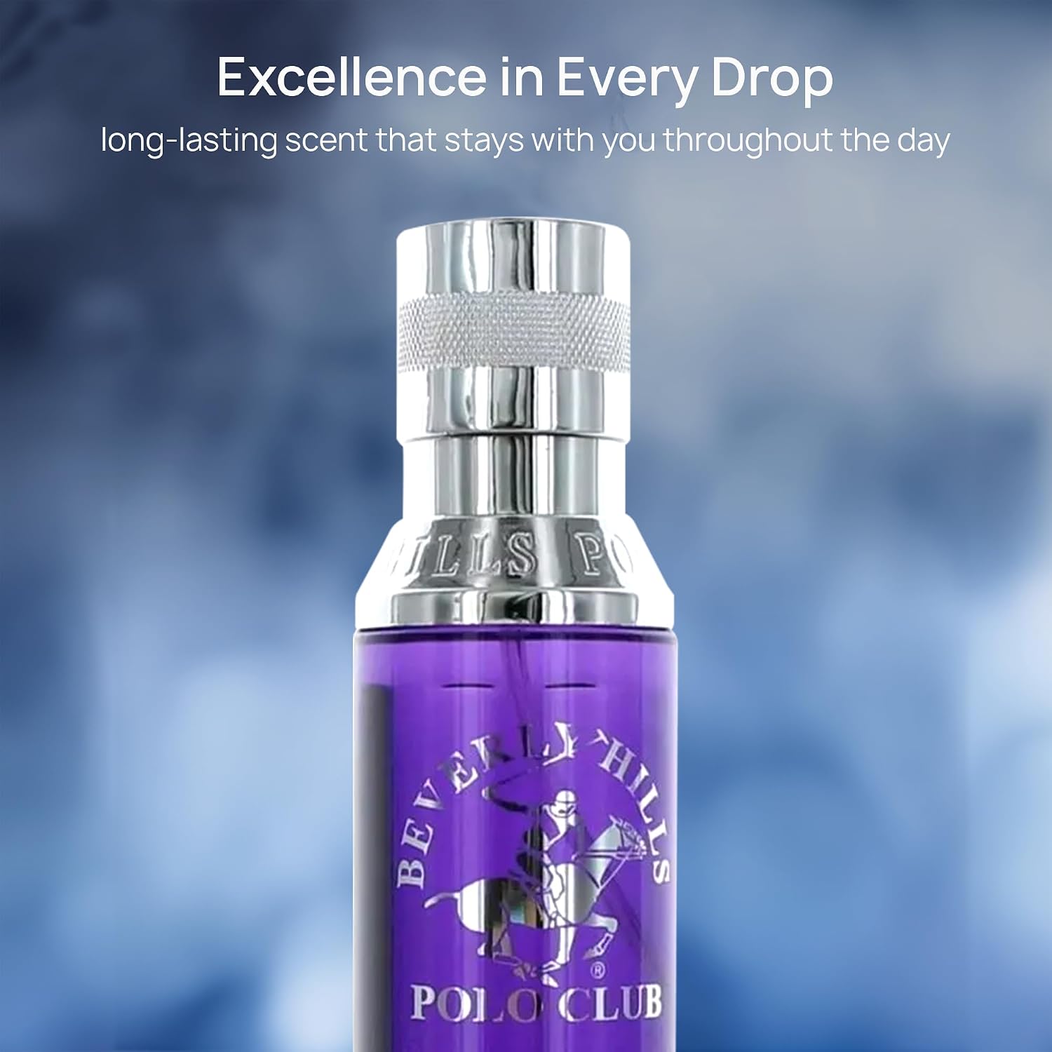 Beverly Hills Polo Club Body Spray for Men - BHPC Blaze - Fresh, Earthy with Notes of Cedar & Basil - Long Lasting Body Mist Cologne Scent - Ideal Gift for Him, 6oz