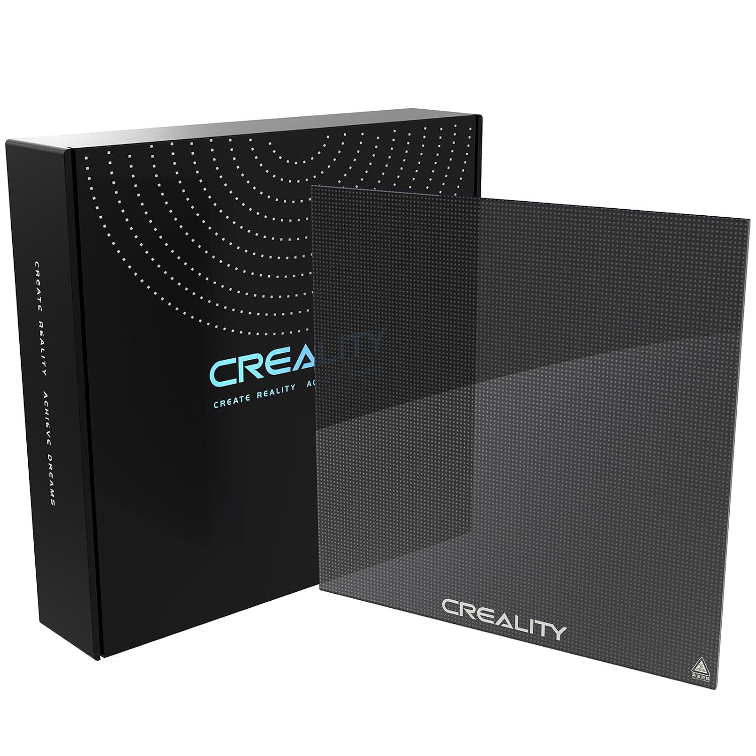 Creality Ender 3 Glass Bed Upgraded Build Surface Plate, 235x235x4mm | Upgraded glass bed, no edge curling, no logo imprints, improved flatness