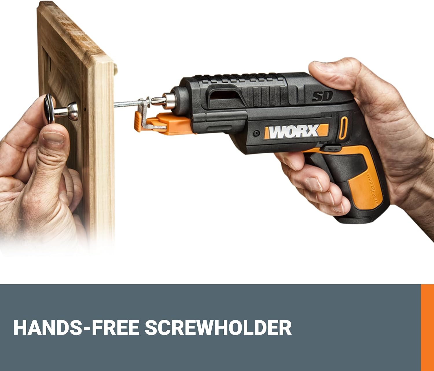 WORX Cordless Screwdriver, 4V 6-Bit Cartridge with Screw Holder, WX255L