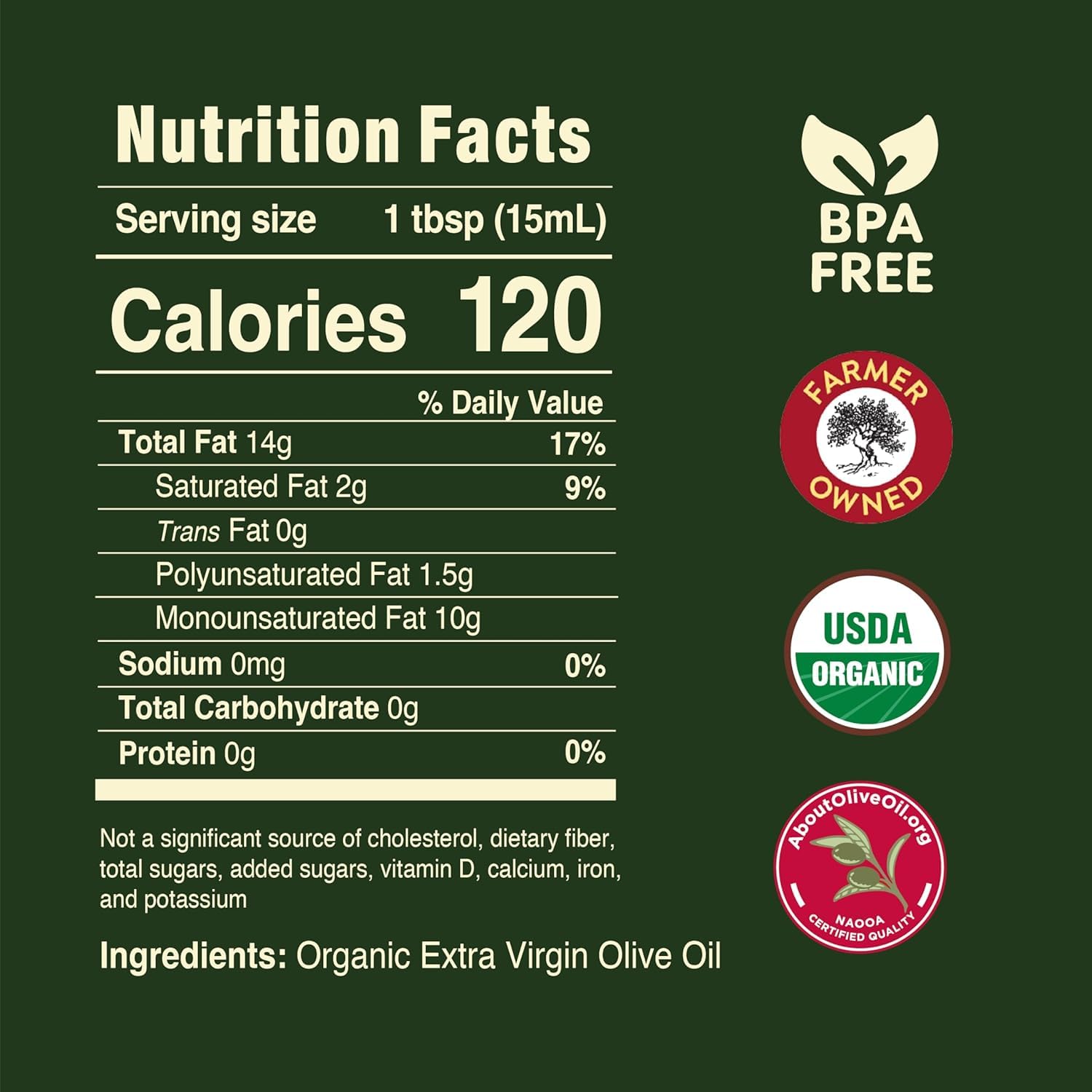 Pompeian Robust Organic Extra Virgin Olive Oil - 16 fl oz | First Cold Pressed Olive Oil for Cooking - Full-Bodied Taste for Dressings and Marinades