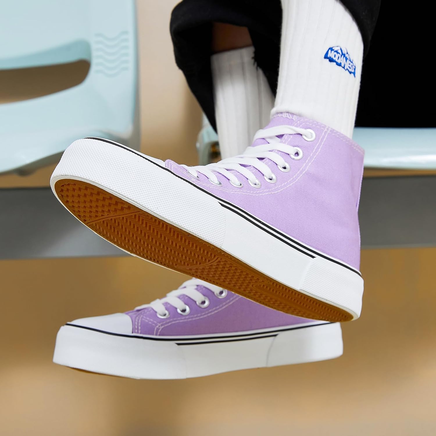 hash bubbie High Top Canvas Sneakers Fashion Walking Shoes