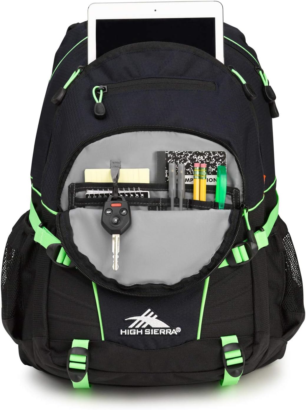 High Sierra Loop Backpack, Travel, or Work Bookbag with tablet sleeve, One Size, Urban Camo