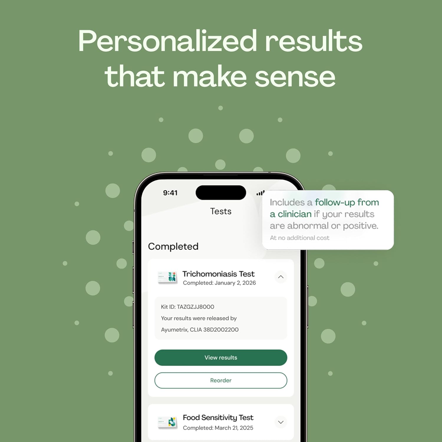 Everlywell At-Home Trichomoniasis Collection Kit for Women and Men, Discreet STI Kit, Accurate CLIA-Certified Lab Results Within Days