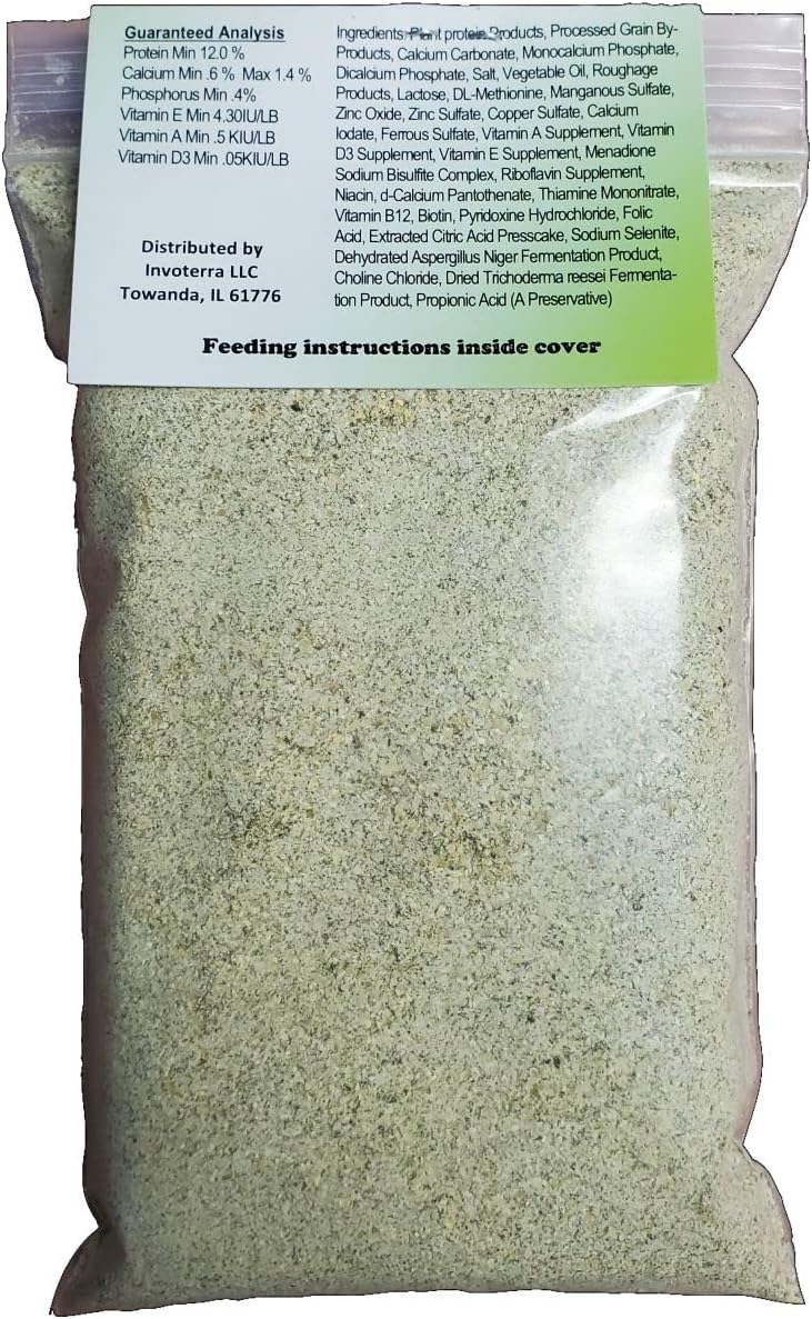 Worm Food for All Composting and Live Bait Worms, Red Wigglers, Nightcrawlers (8 Ounce)