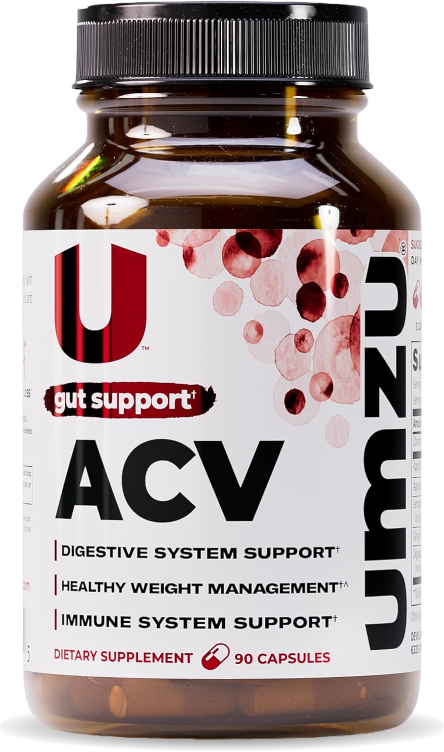 UMZU zuACV Apple Cider Vinegar Capsules, 30 Day Supply