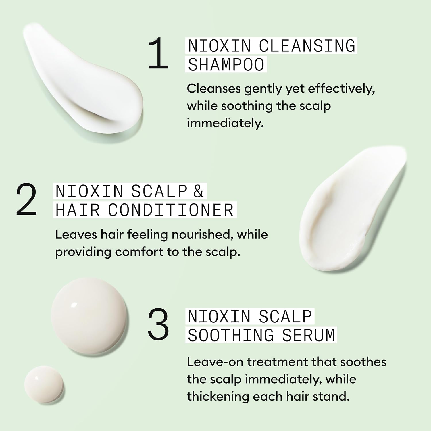 NIOXIN Scalp Relief System Kit | Soothes, Hydrates & Thickens Hair