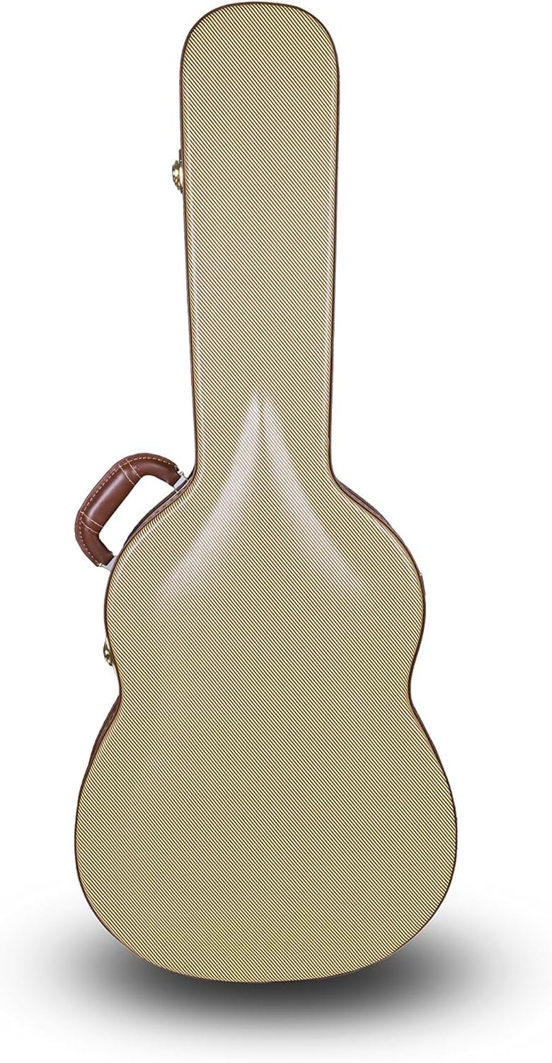 Crossrock Hardshell Arch Top wood case fits SG Electric Guitars-Black(CRW600SGBK)