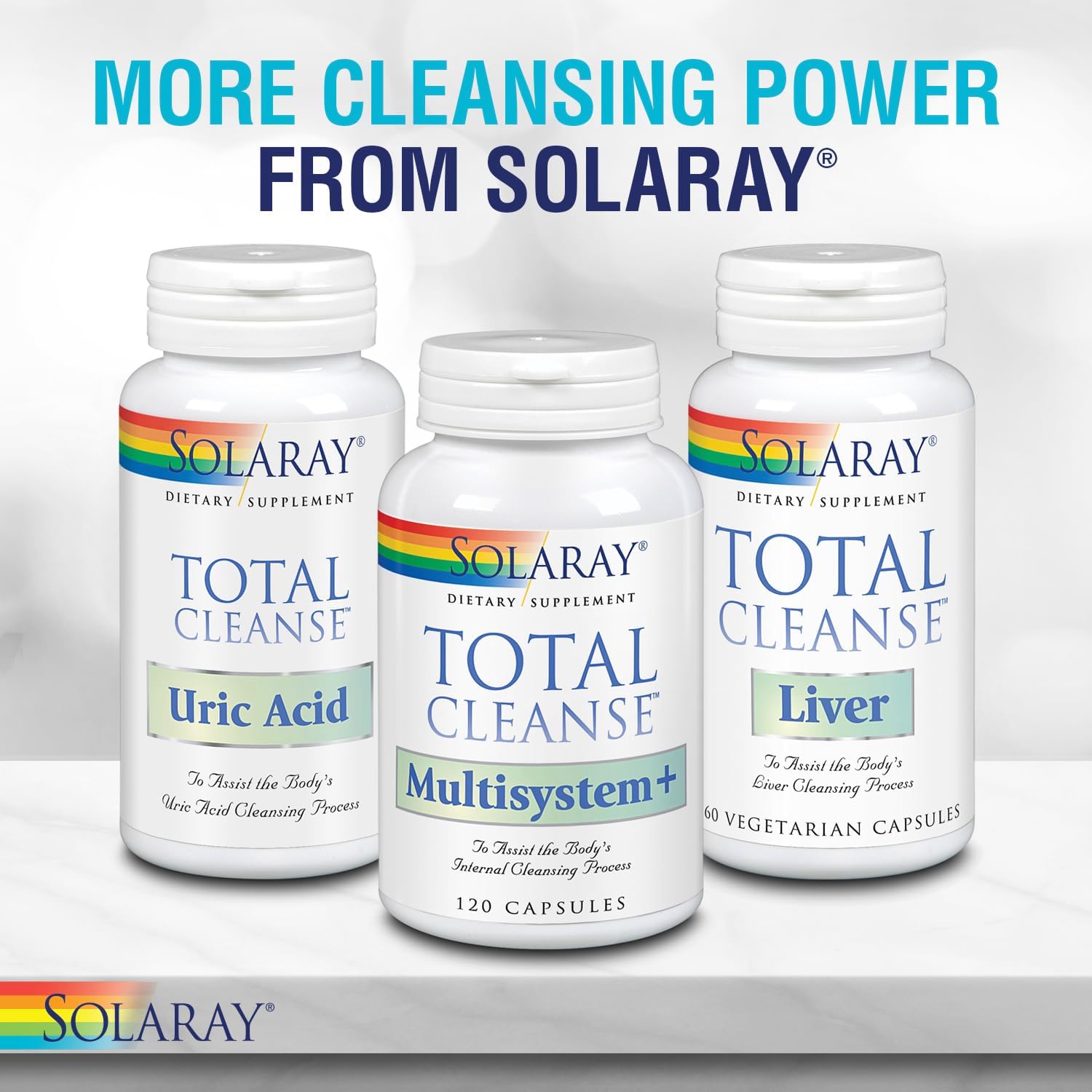 SOLARAY Total Cleanse Lymph - Herbal Wellness Complex - Ginger Root, Echinacea, Yerba Mate, Burdock Root, Red Clover