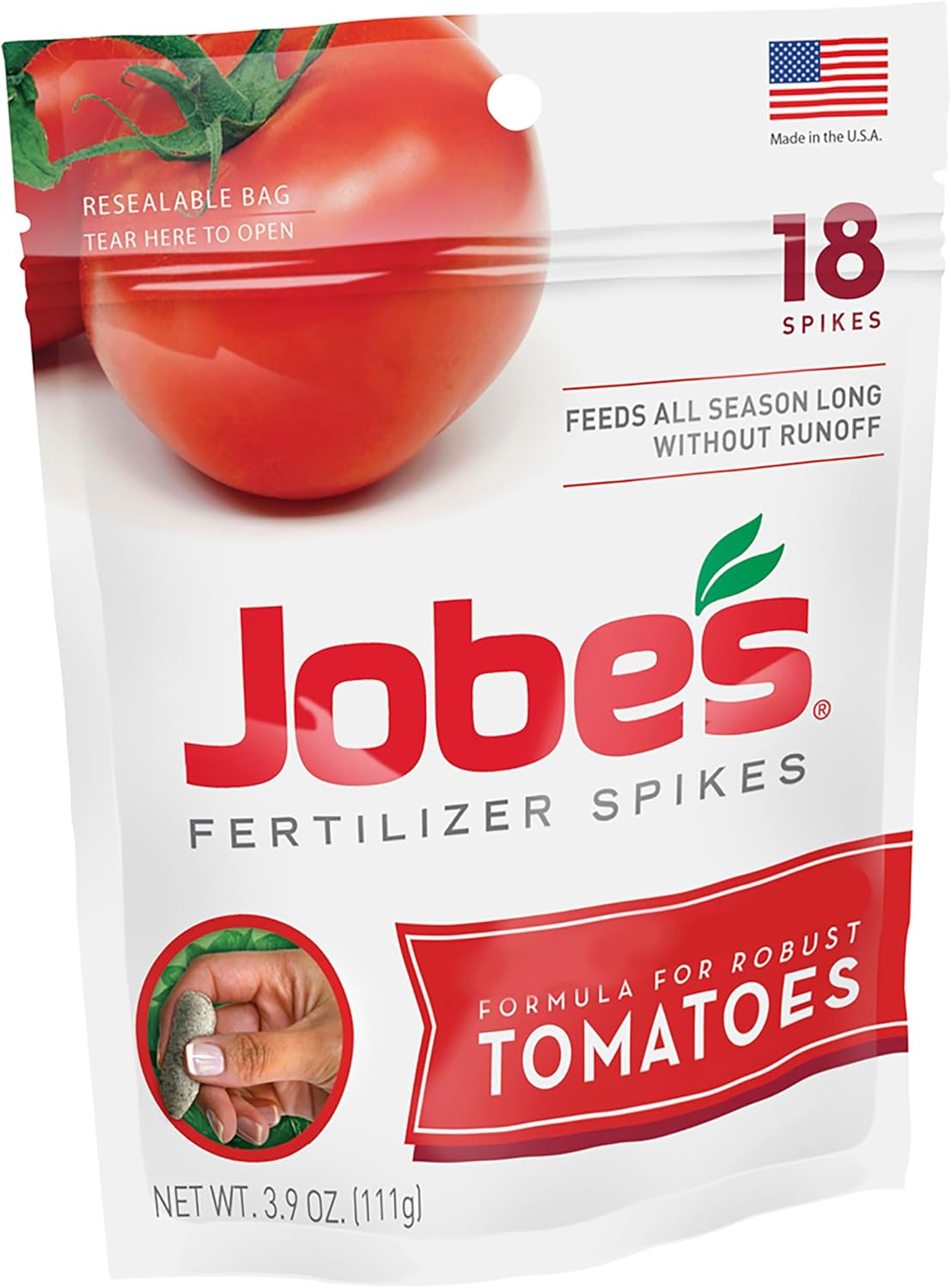 Jobe’s Garden Fertilizer Spikes, Organic Fertilizer for Azaleas, Camellias, Rhododendrons, and Other Acid Loving Plants, 10 Count