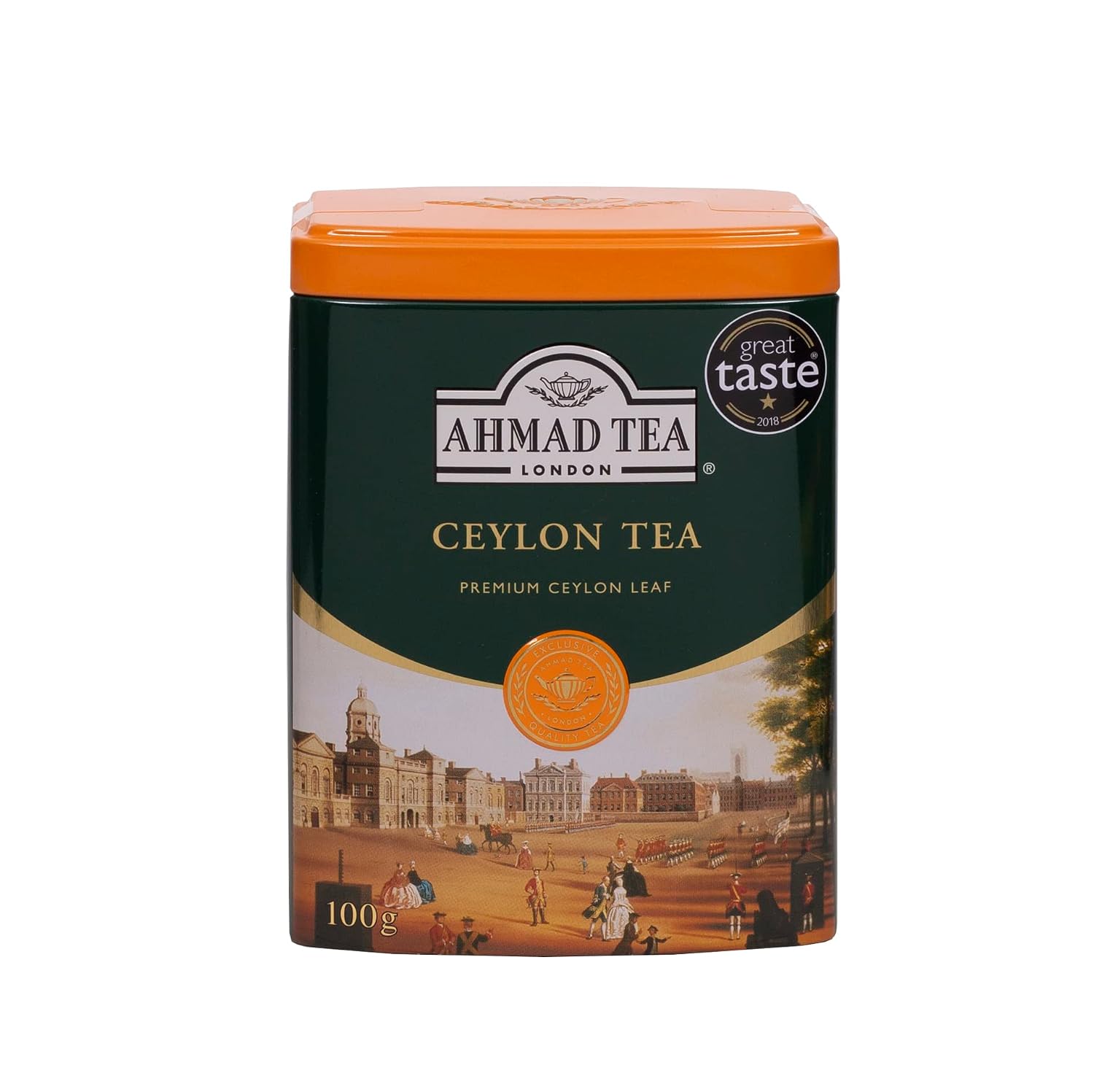 Ahmad Tea Green Tea, Green Tea Teabags 100 ct - Caffeinated & Sugar-Free