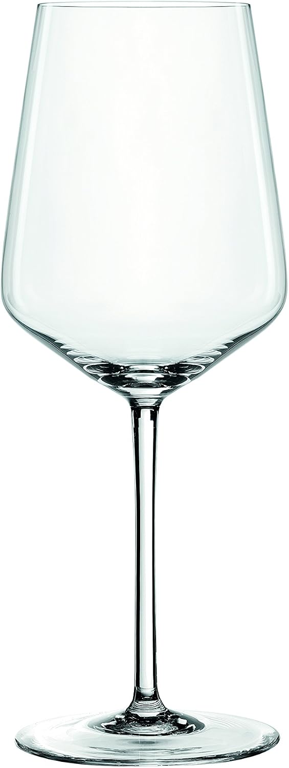 Spiegelau Style Crystal White Wine Glasses Gift Set, Elegant Stemmed Wine Glasses, Stylish Glassware for Dinner Party, Home Bar, Wedding Gifts, Birthday Gifts, Hosting Essentials, 15.5 oz, Set of 4