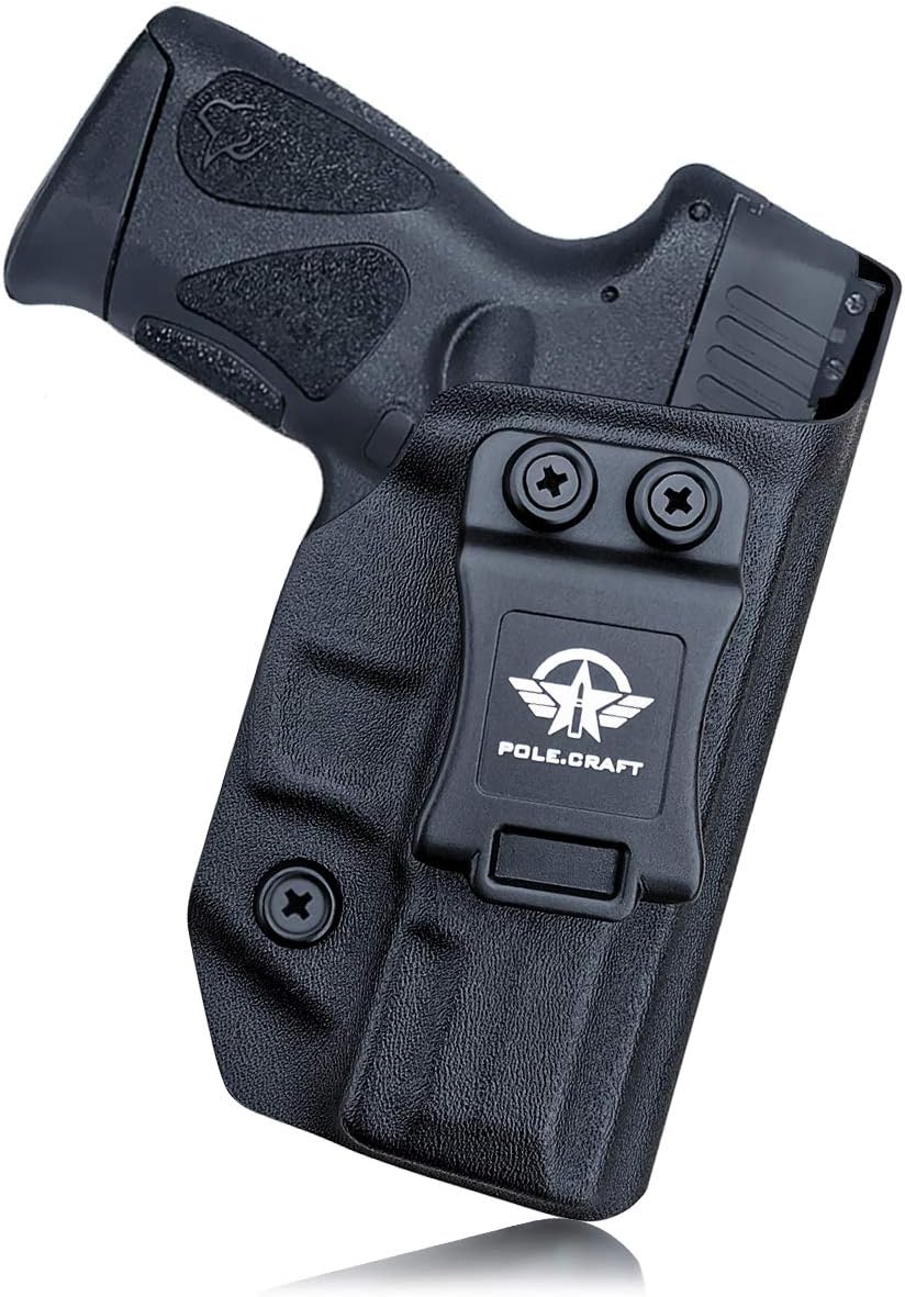 Taurus G2C Holster IWB Kydex for Taurus G2C 9mm & Millennium PT111 G2 / PT140 Pistol - Inside Waistband - Adj. Cant Retention - Cover Mag-Buttom