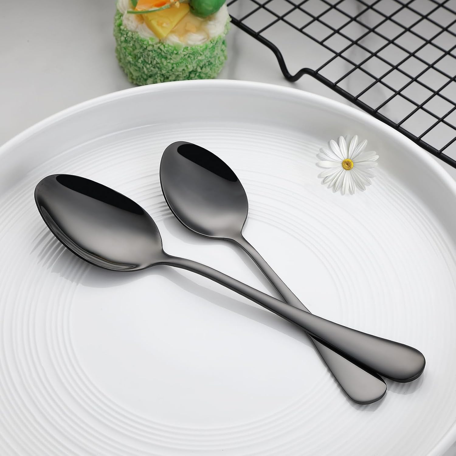 VANDBAO Rainbow Flatware Cutlery Silverware Set 20 Pieces, Stainless Steel Colorful Utensils, Tableware Set Service for 4, Include Knife/Fork/Spoon