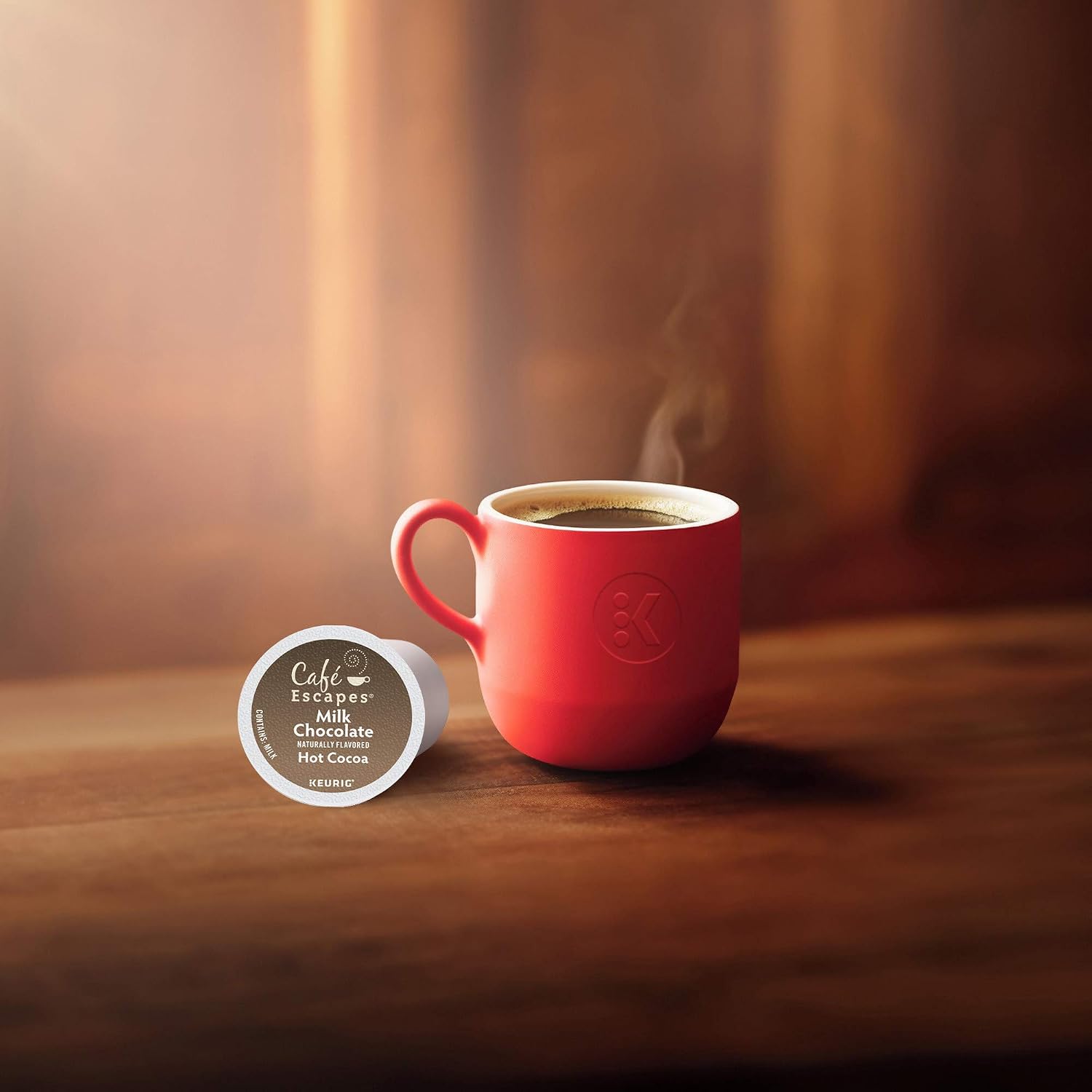 Cafe Escapes Milk Chocolate Hot Cocoa Keurig Single-Serve K-Cup Pods, 96 Count