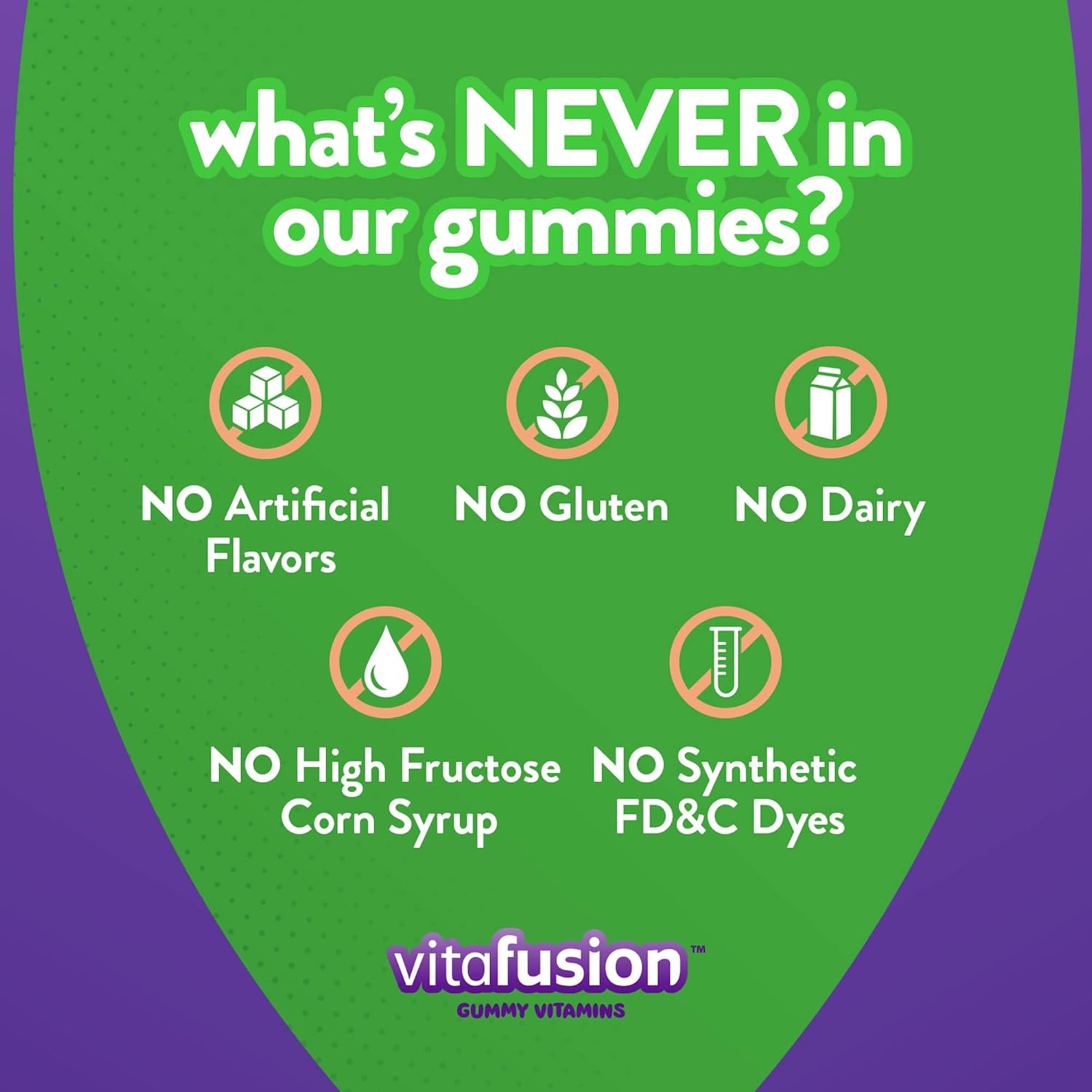 Vitafusion Hair Skin and Nails Gummies | Biotin 5000mcg | 100 Count | Gummy Vitamins for Adult Women & Men | Berry Flavor | Gluten-Free Multivitamin Supplement