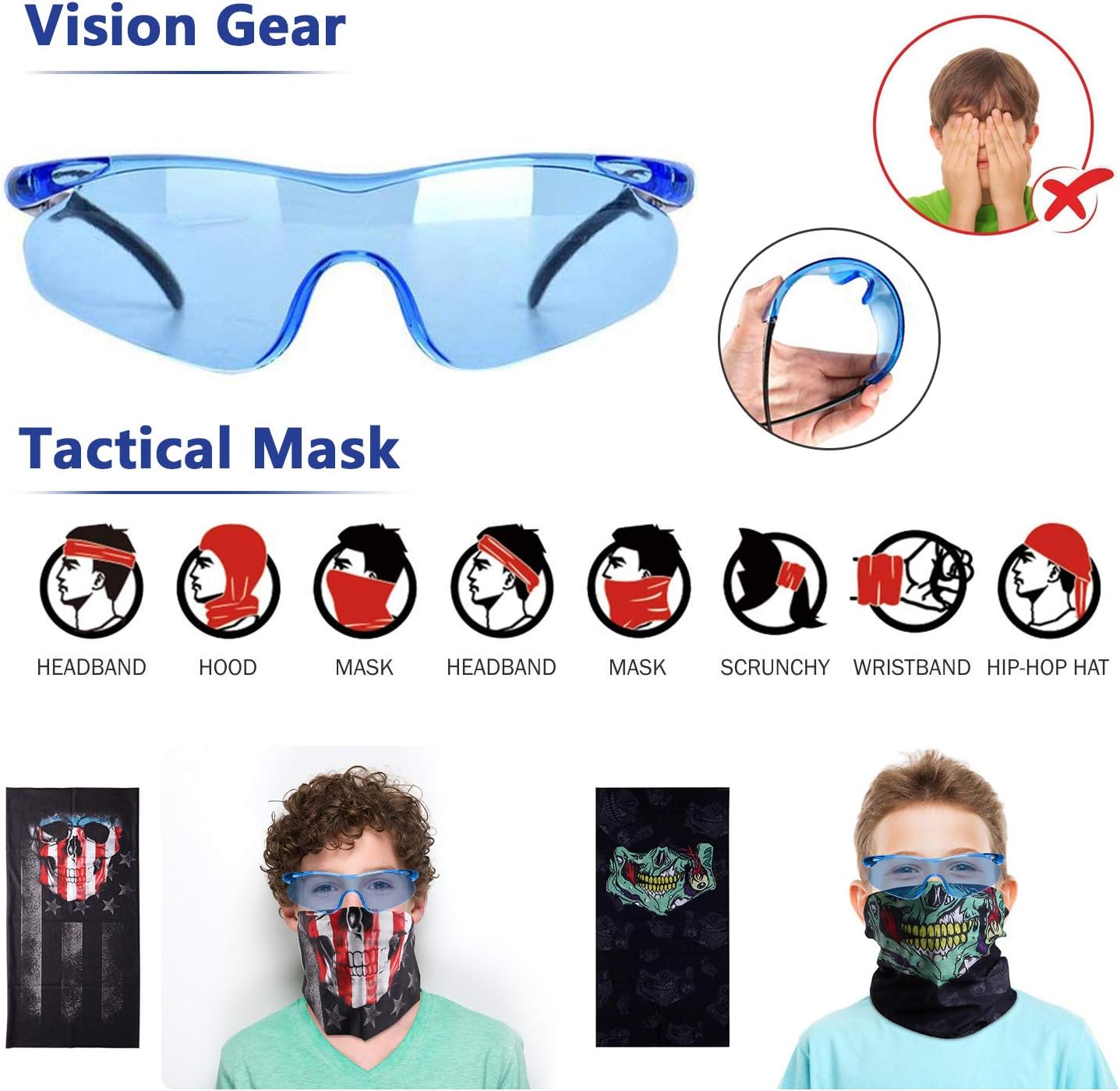 2 Pack Kids Tactical Vest Kit for Nerf Guns Game N-Strike Elite