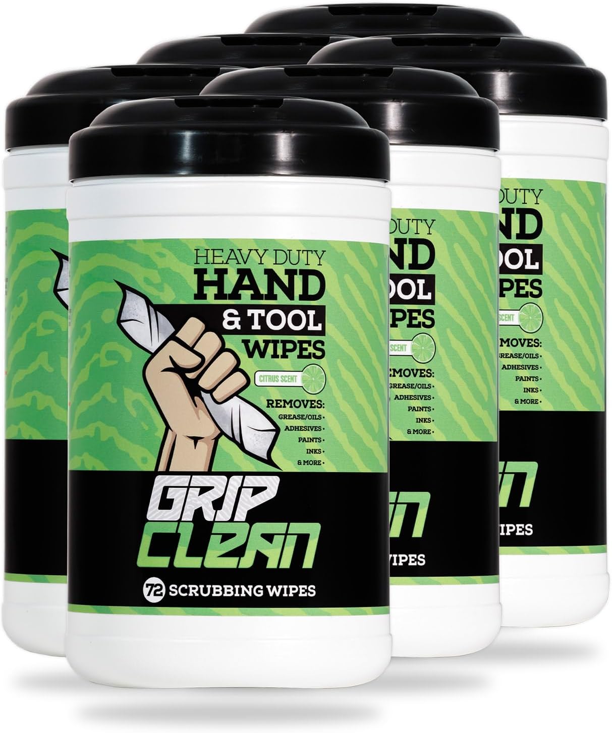 Heavy Duty Hand Cleaning Wipes, Tool Wipes, Waterless Mechanic Hand Cleaner