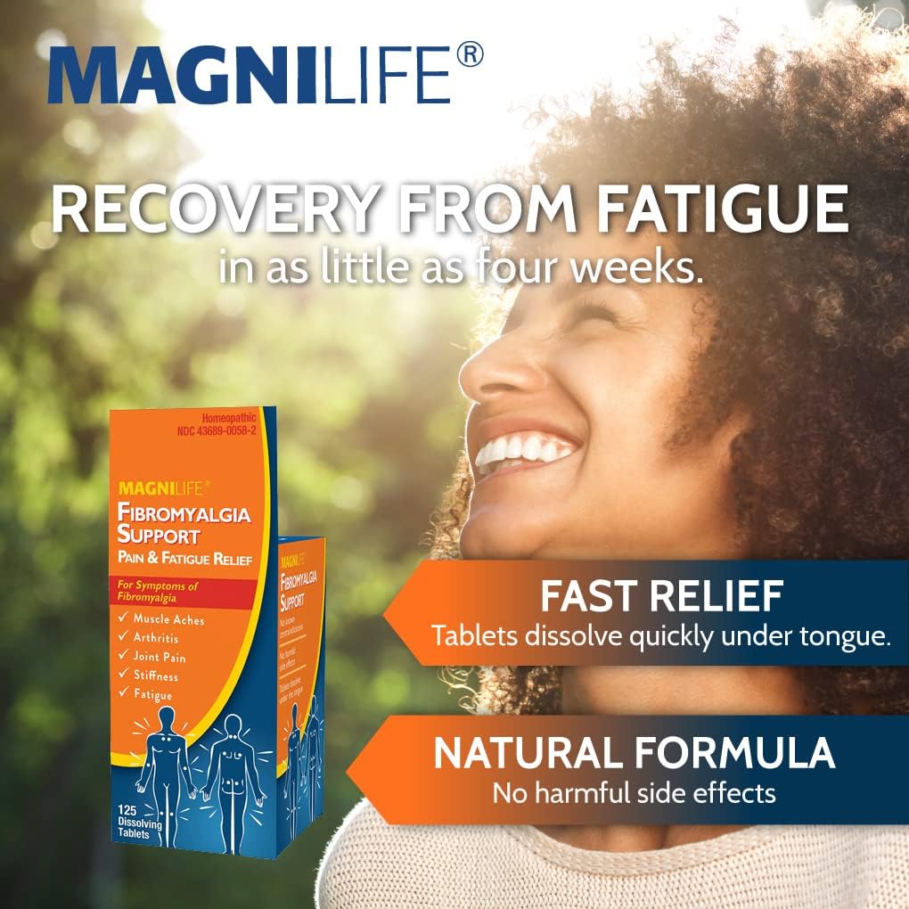 MagniLife Pain and Fatigue Relief Cream, 4 oz, Fast-Acting Relief for Fibromyalgia Symptoms, Muscle Aches & Joint Pain, Helps Relieve Soreness & Tenderness, Deep Penetrating Formula