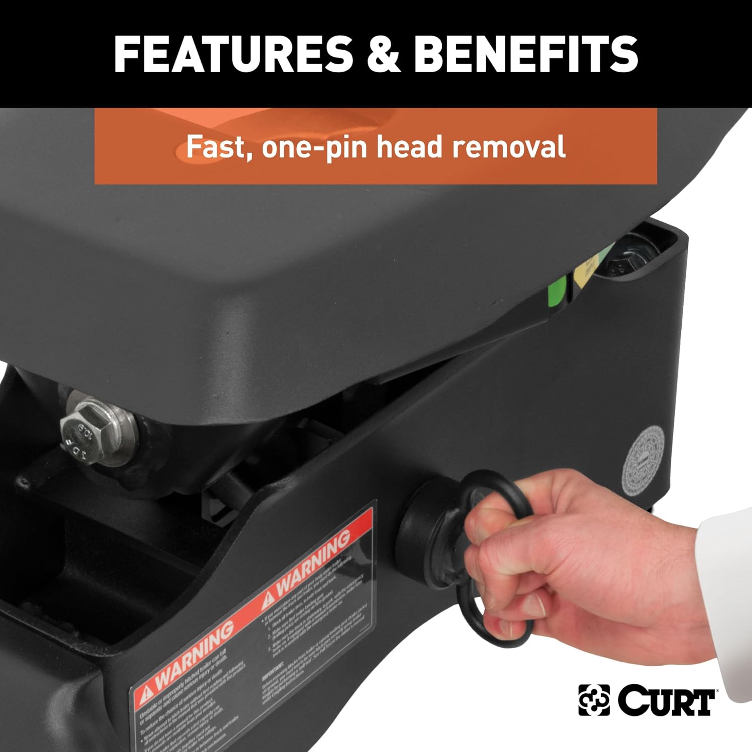 CURT 16140 A20 5th Wheel Hitch, 20,000 lbs.