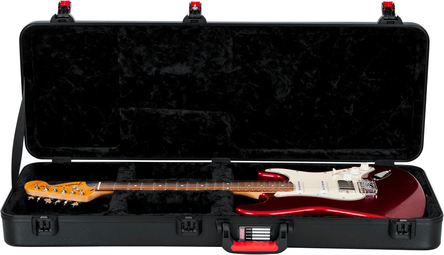 Gator Cases Molded Flight Case For SG Style Double Cut Away Guitars With TSA Approved Locking Latch, (GTSA-GTRSG)