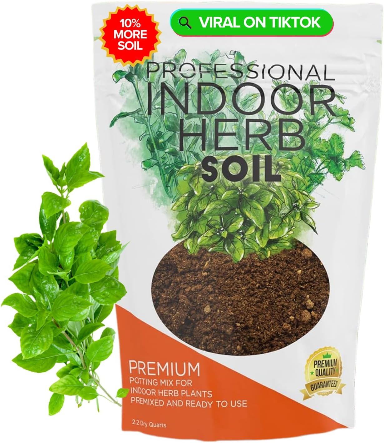Professional Bonsai Soil Mix Ready to Use | Large 2.2 Quarts, Premium Potting Soil for Bonsai Trees