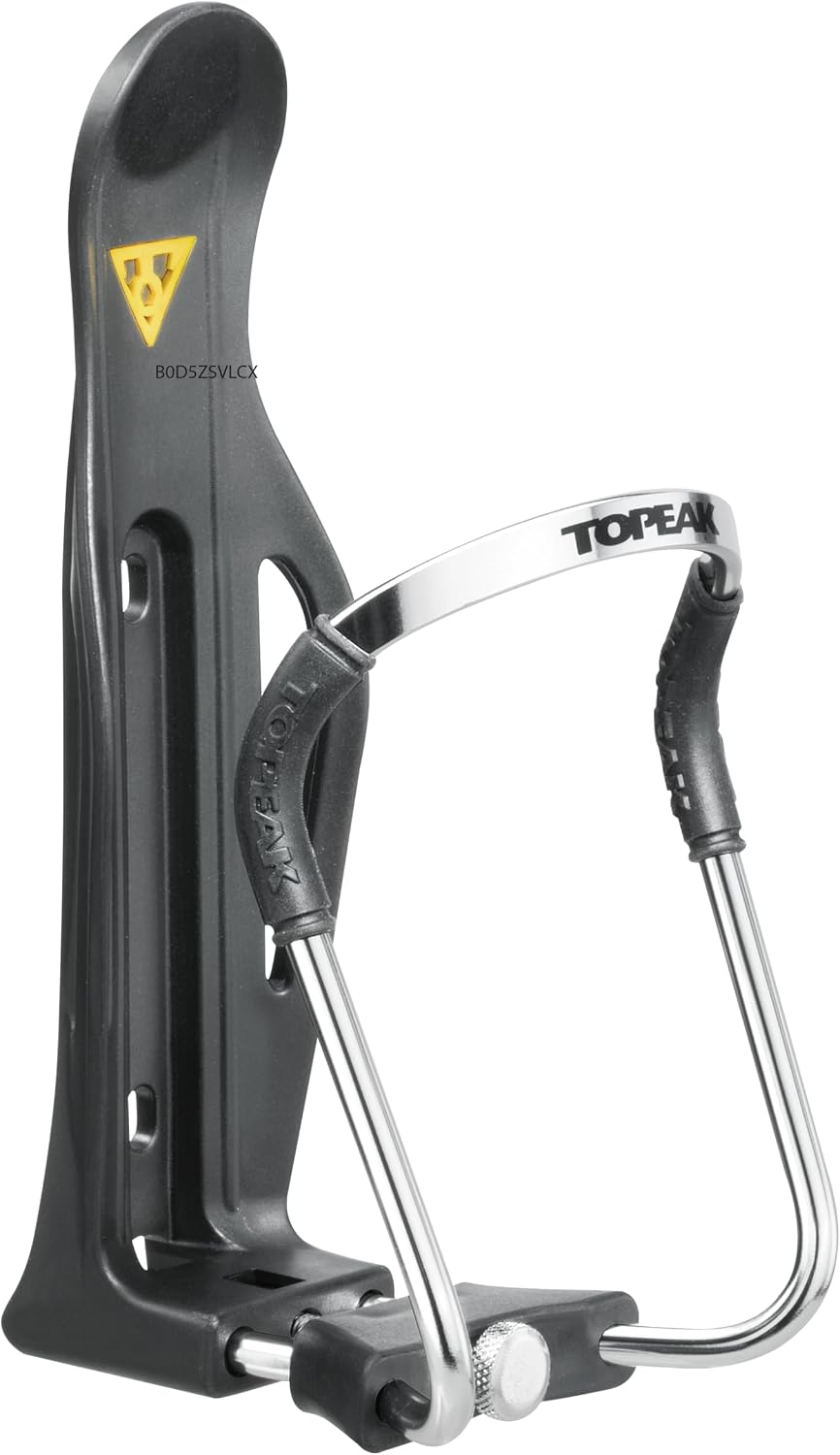 Topeak Modula Cage II Adjustable Water Bottle Holder – Fits 63–74mm (2.5”–2.9”), Aluminum & Plastic Build, Quick Button Adjustment