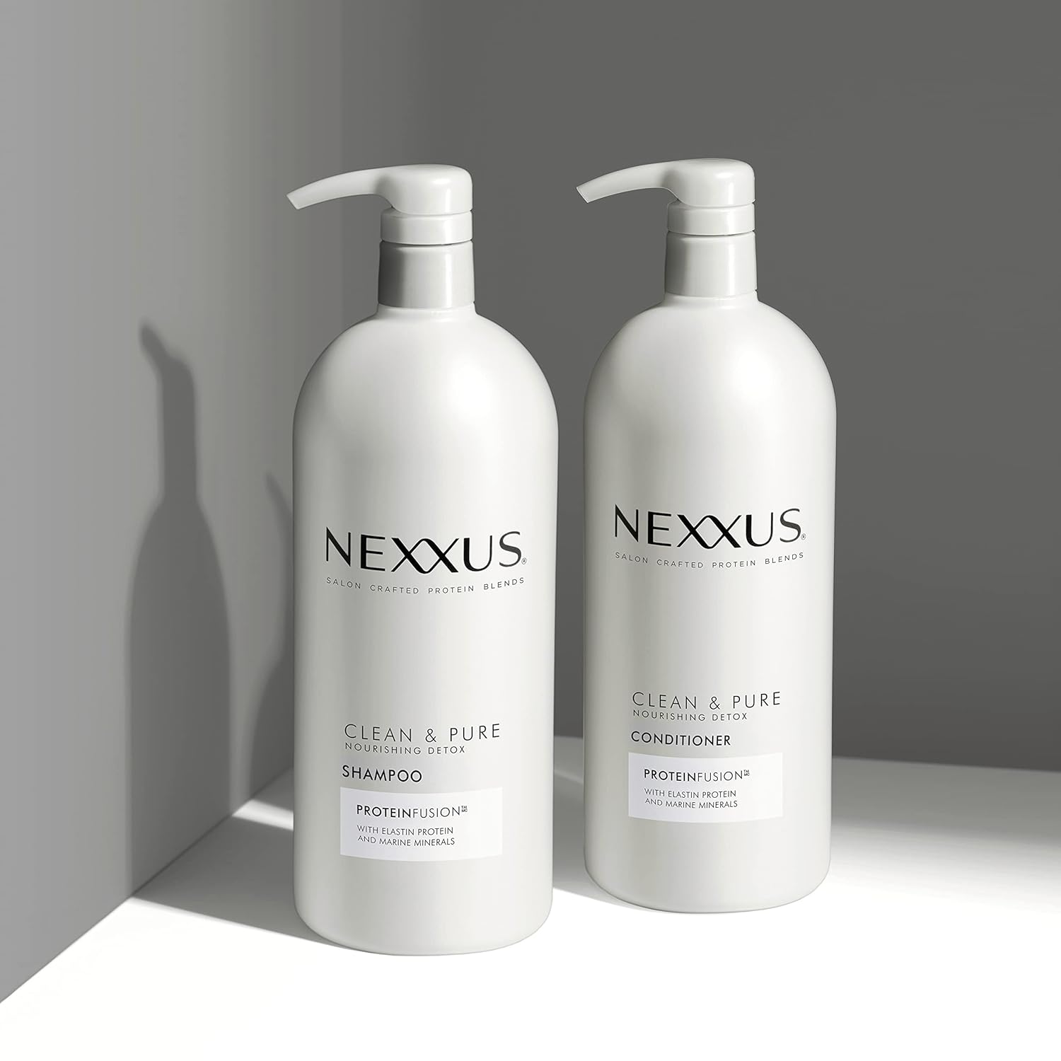 Nexxus Clean & Pure Clarifying Shampoo + Conditioner Set 33.8 oz 2 ct