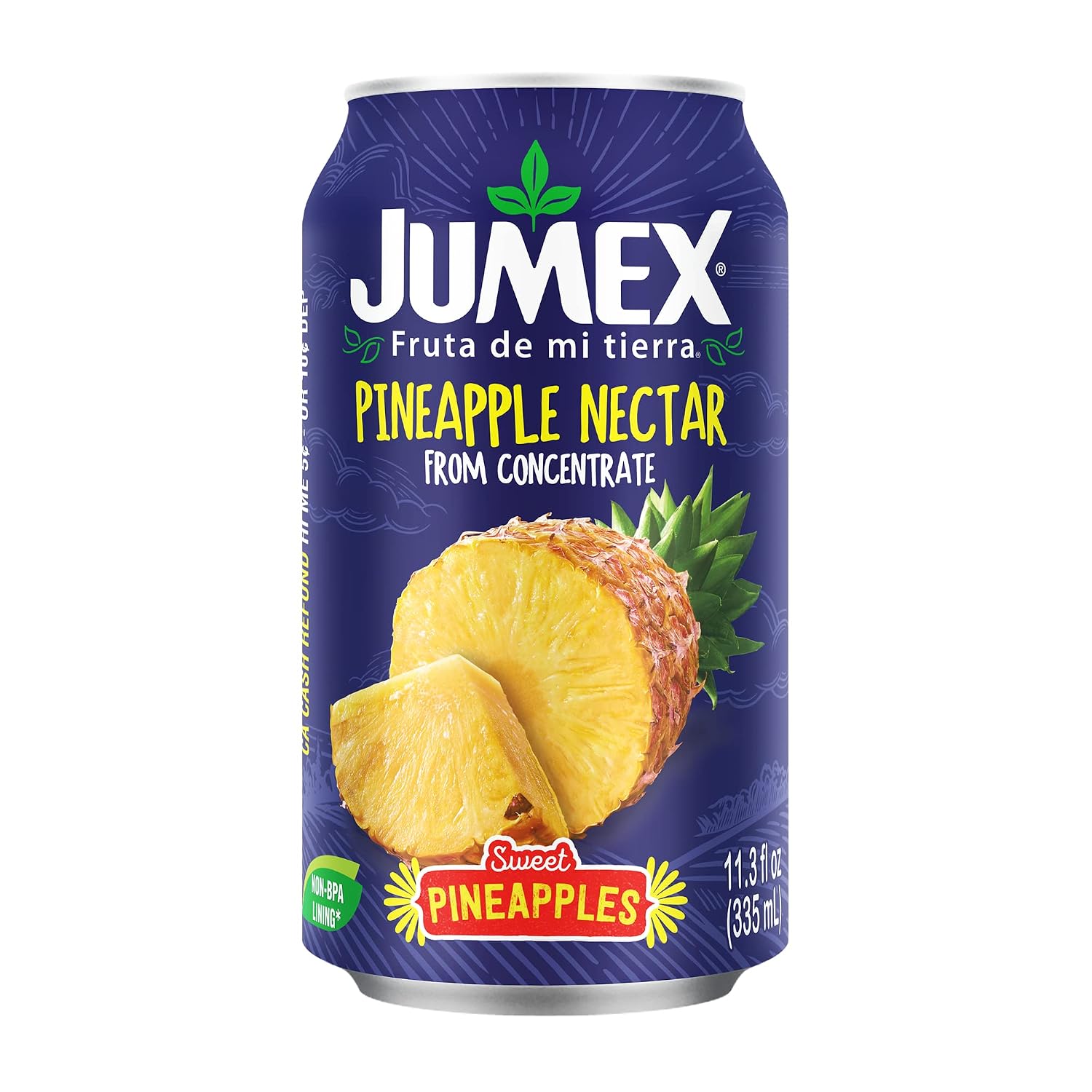 Jumex Mango Nectar Juice & Peach Nectar - Made with Fresh Fruit Puree - Tropical Fruit Juice Concentrate for Smoothie Mix, Cocktail Mixers & Kids Beverages - 11.3oz, 12 Pack Canned Drinks