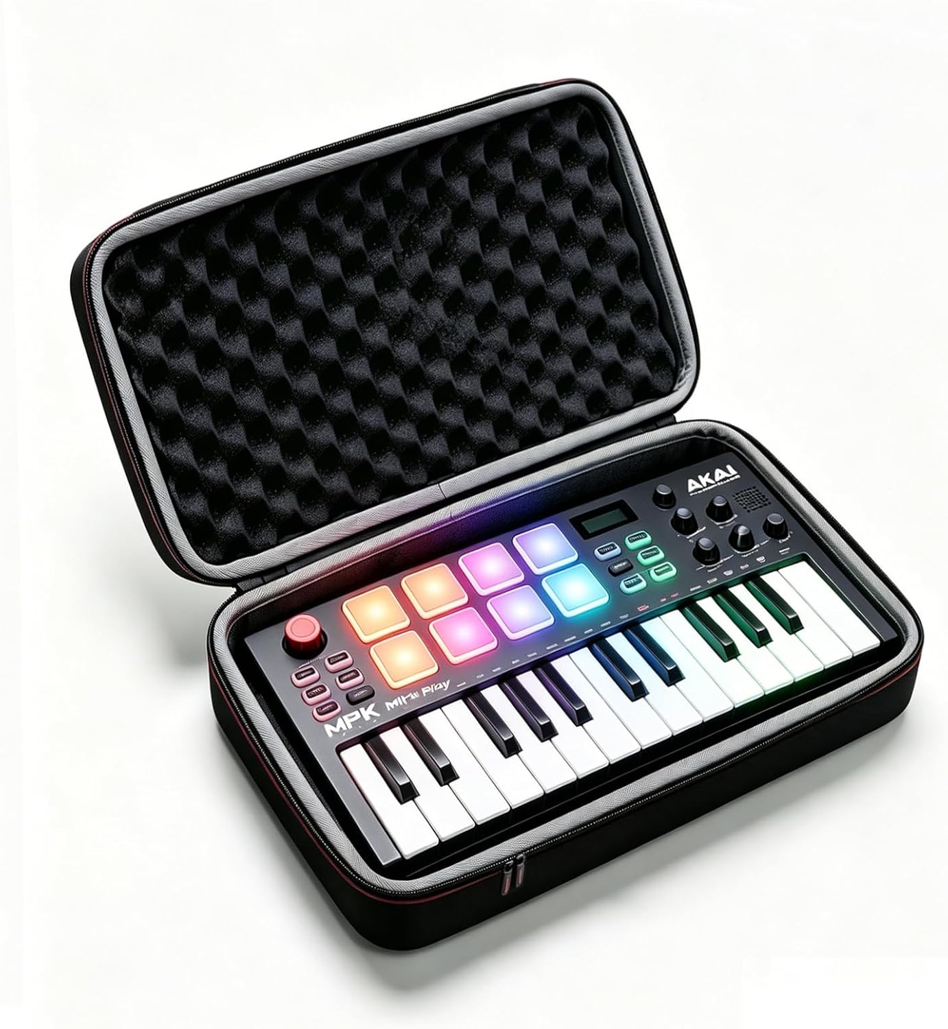 XANAD Case for Akai Professional MPK Mini MK3/MKII/MPK Mini Play Controller | Hard Storage Protective MIDI Keyboard Controller Bag